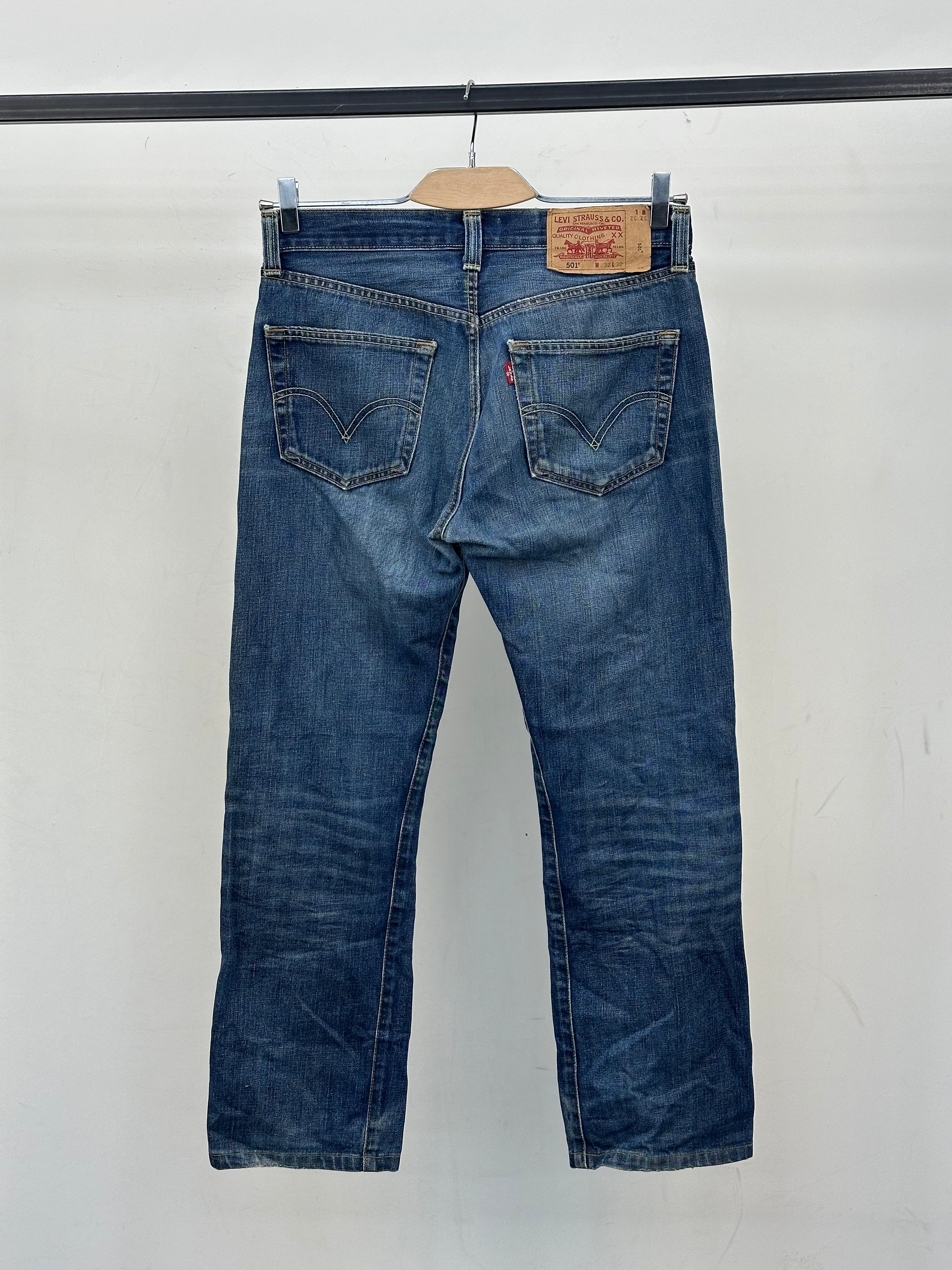 LEVI'S 501 REGULAR FIT TAGLIA: 46 ITA = W32 L32