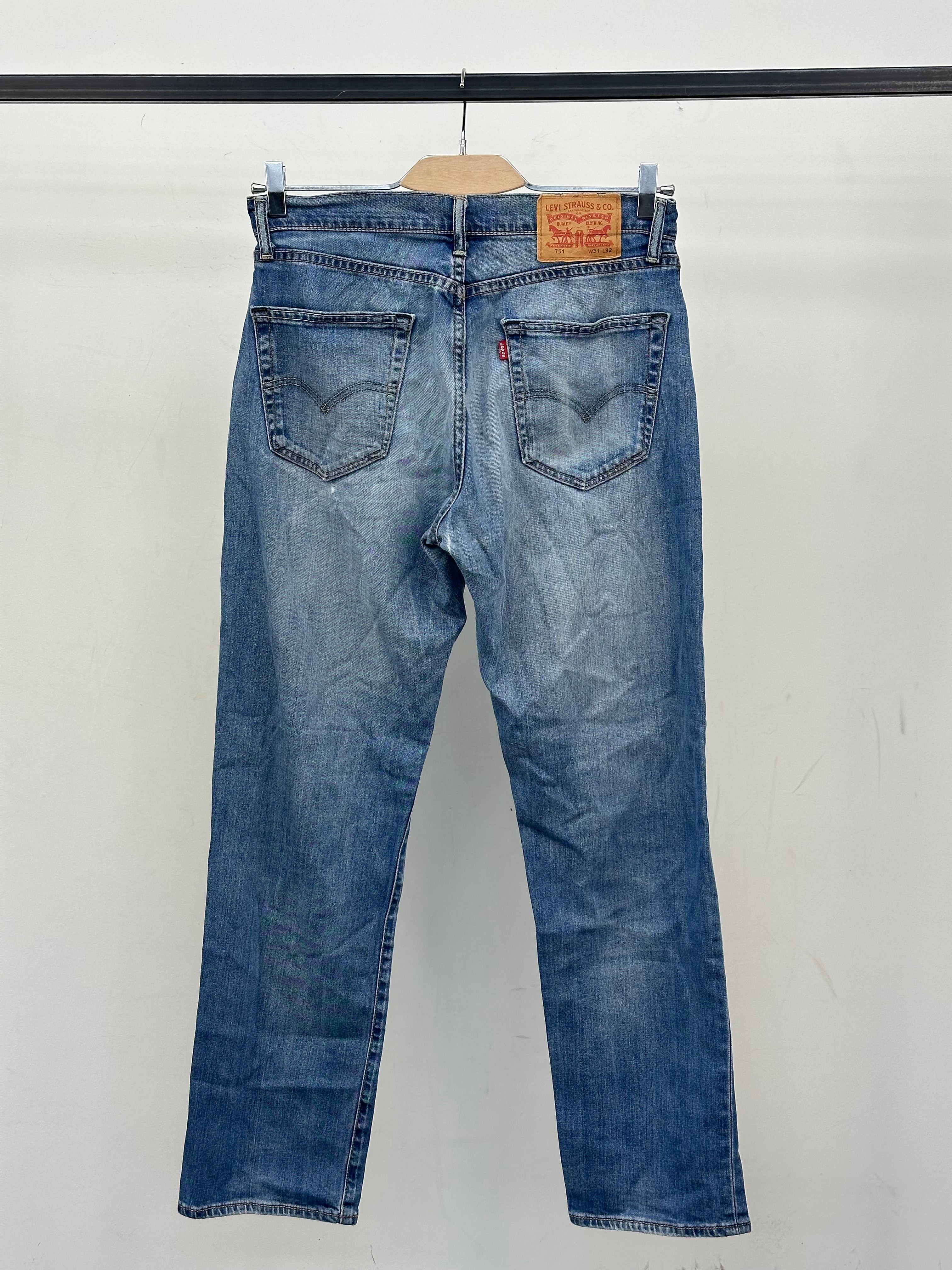 LEVI'S 751 STANDARD FIT TAGLIA: 45 ITA = W31 L32
