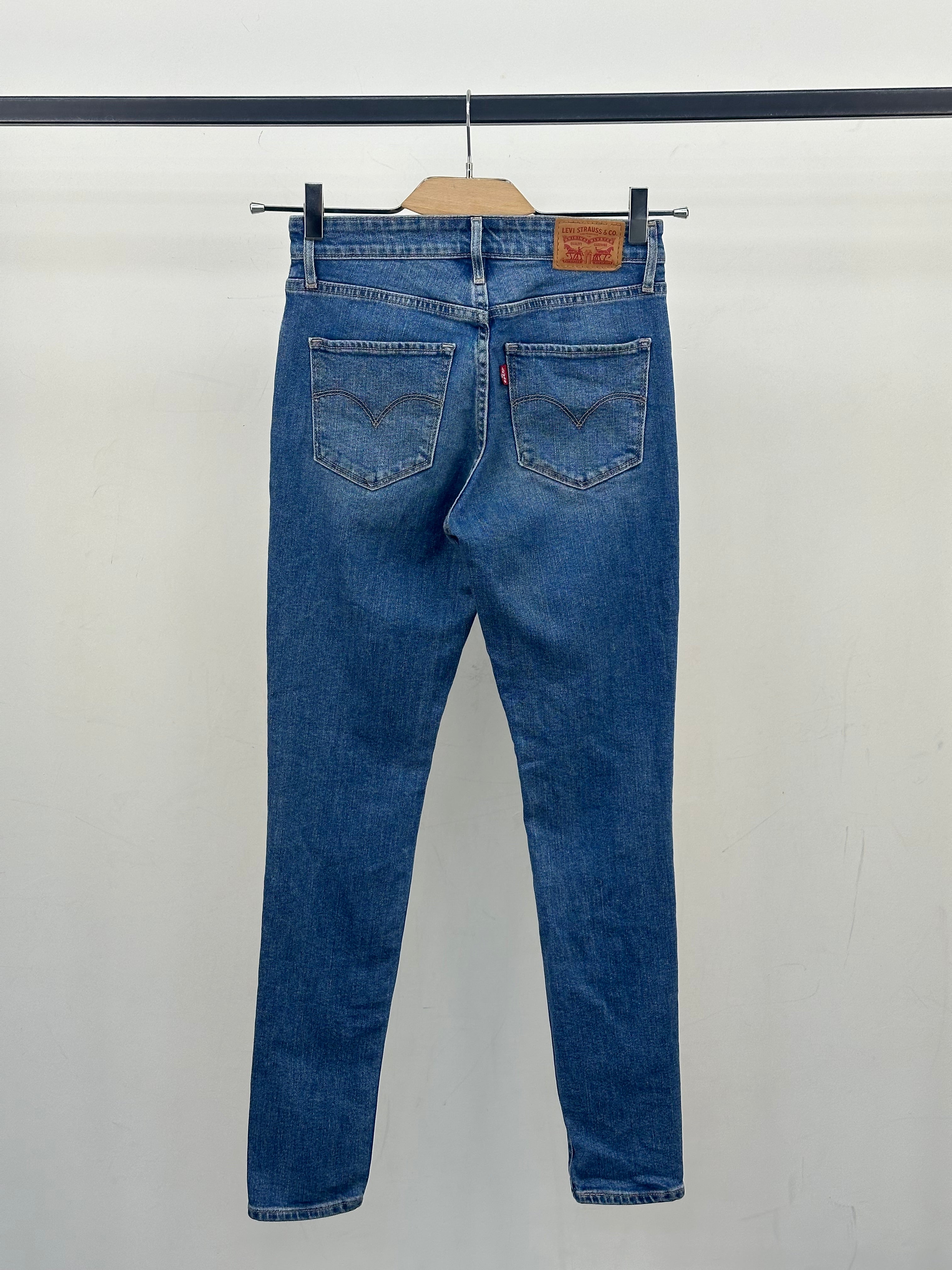 LEVI'S 721 HIGH RISE SKINNY TAGLIA: 39 ITA = W25 L32
