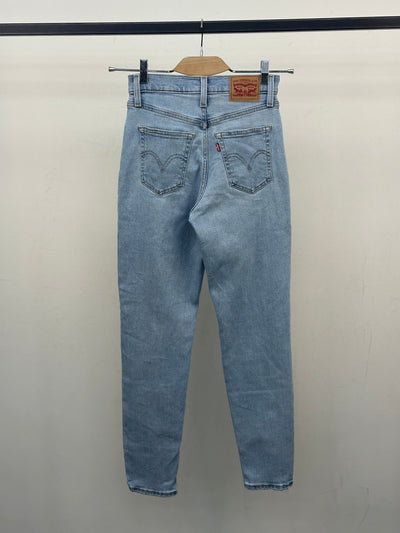 LEVI'S HIGH WAISTED MOM JEAN TAGLIA: 39 ITA = W25 L29