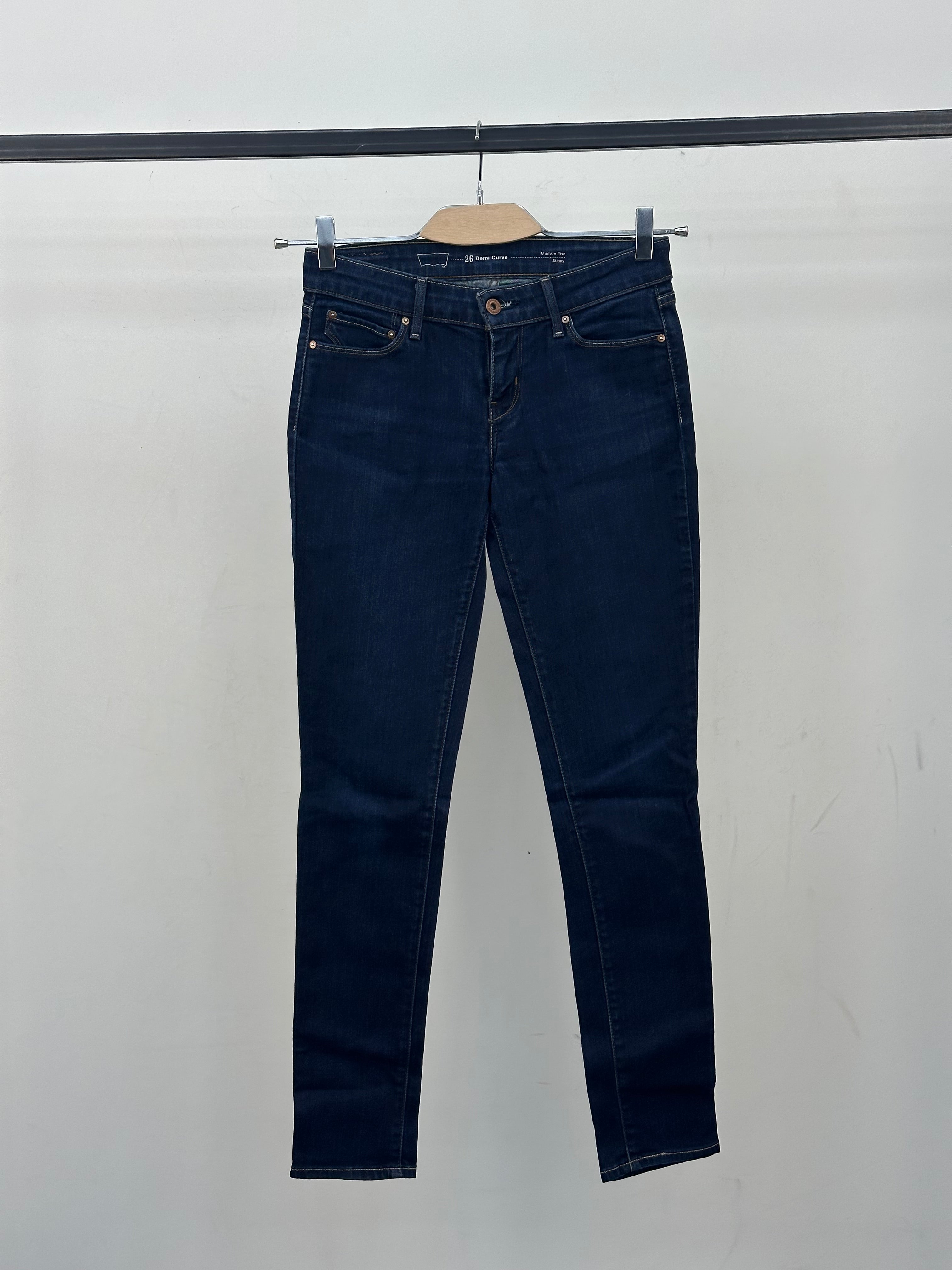 LEVI'S MODERN RISE SKINNY FIT TAGLIA: 40 ITA = W26 L32