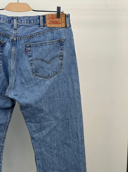 LEVI'S 505 STRAIGHT FIT TAGLIA: 54 ITA = W40 L30