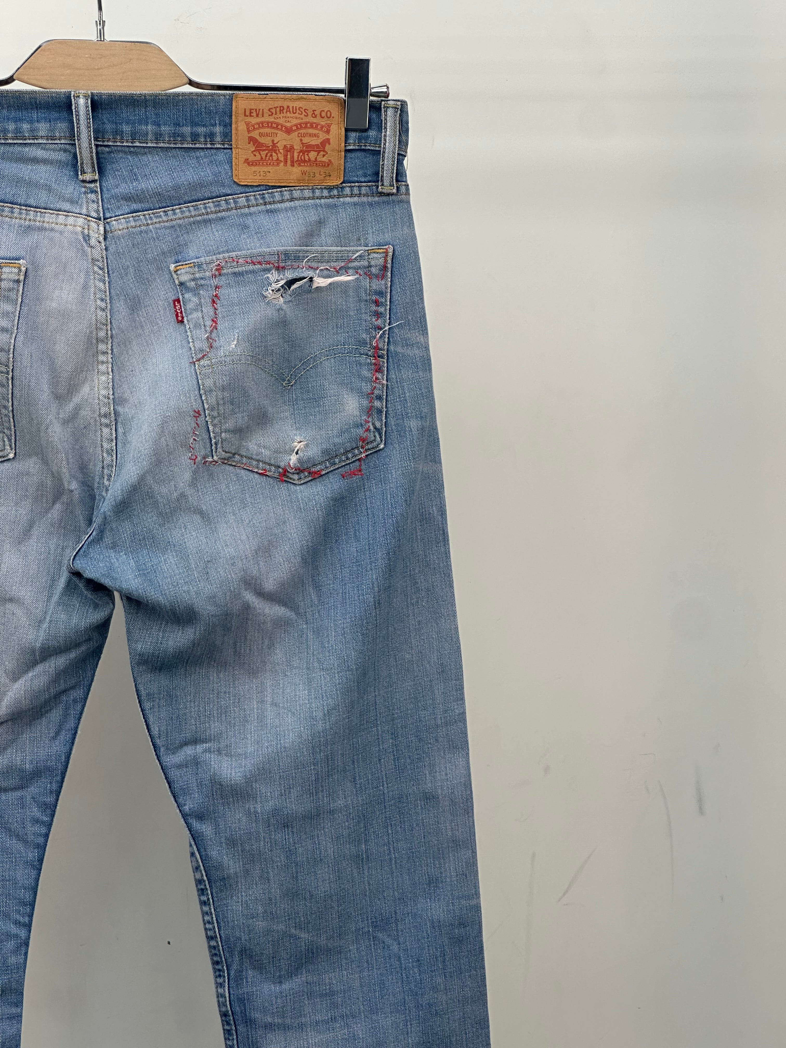 LEVI'S 513 SLIM FIT TAGLIA: 47 ITA = W33 L34