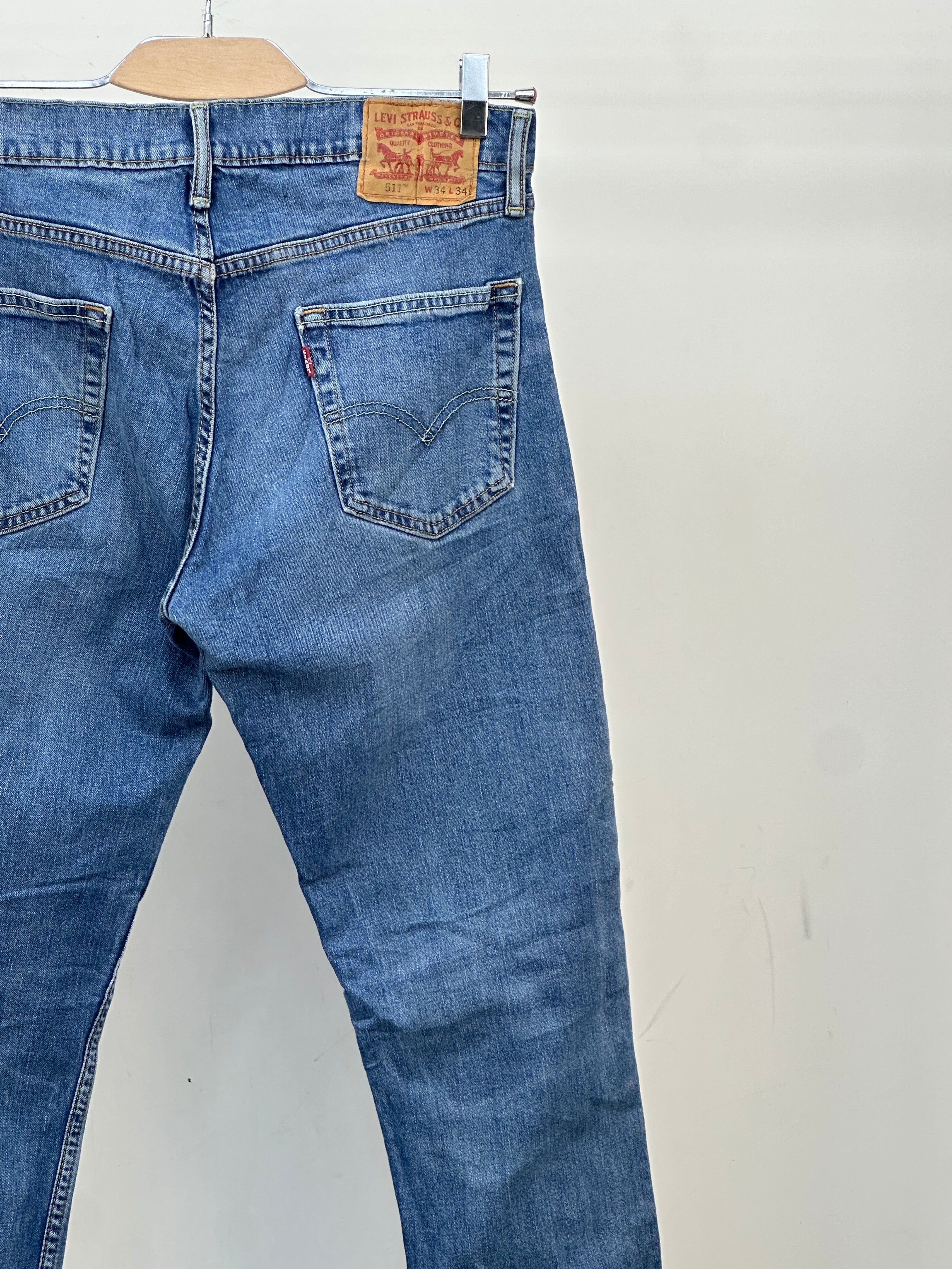 LEVI'S 511 SLIM FIT TAGLIA: 48 ITA = W34 L34