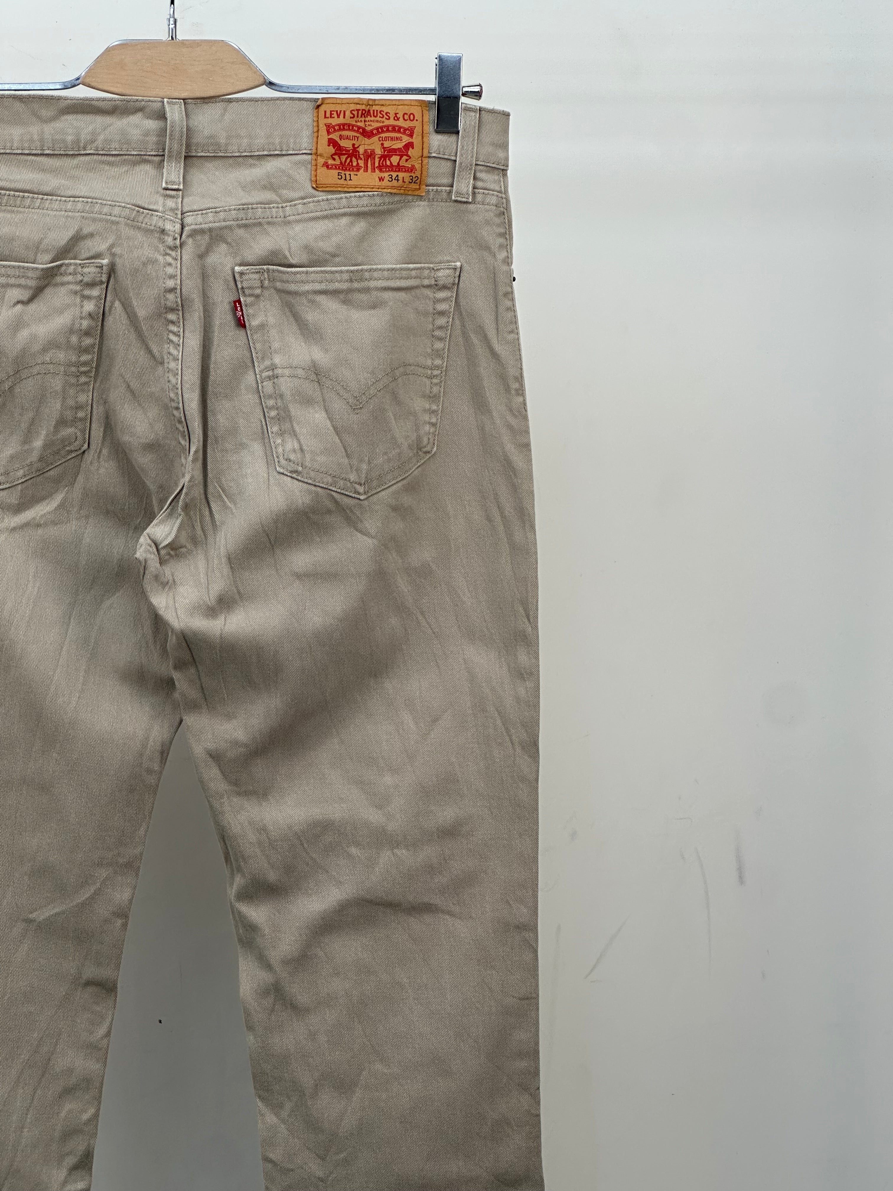 LEVI'S 511 SLIM FIT TAGLIA: 48 ITA = W34 L32