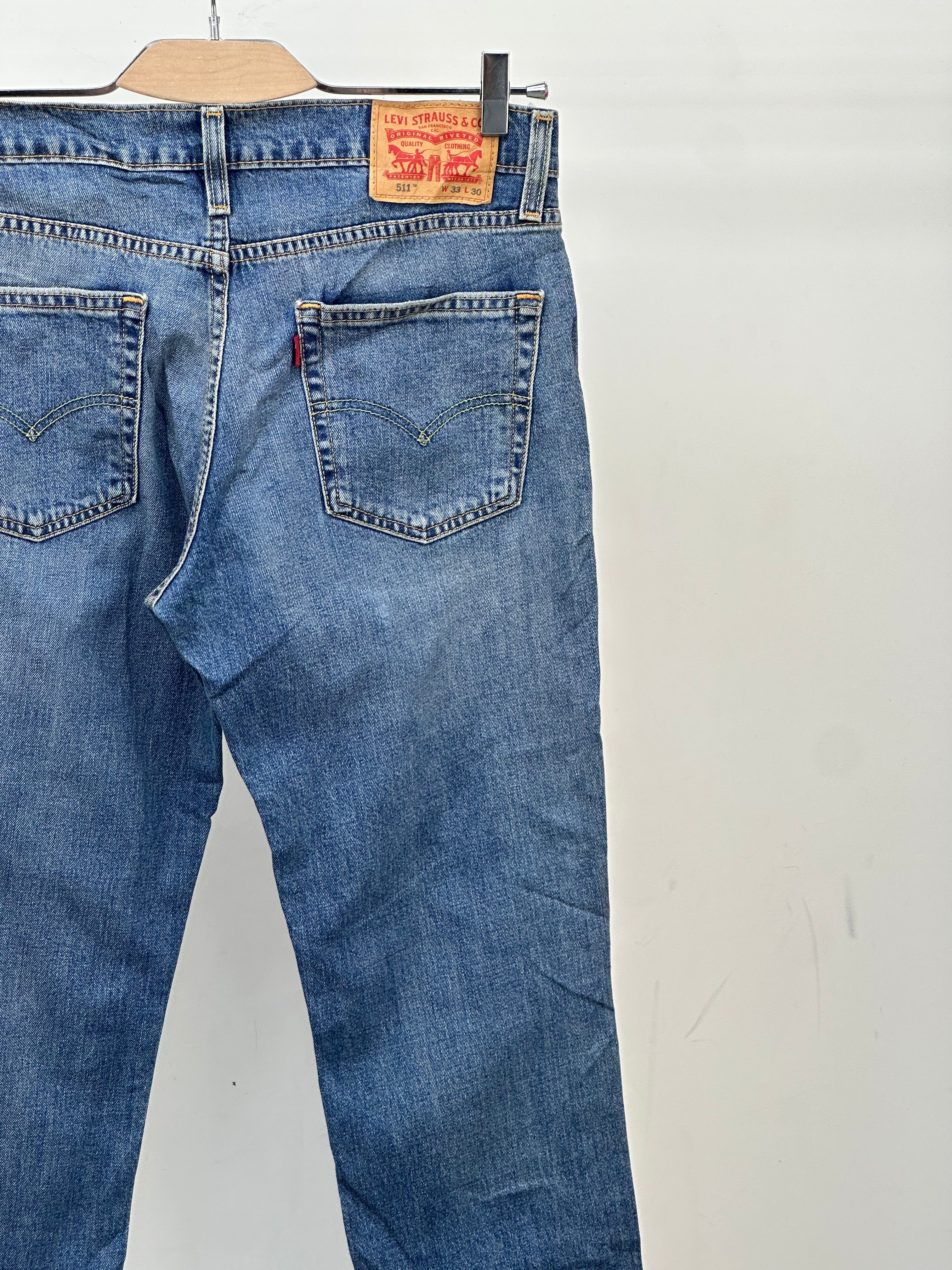 LEVI'S 511 SLIM FIT TAGLIA: 47 ITA = W33 L30