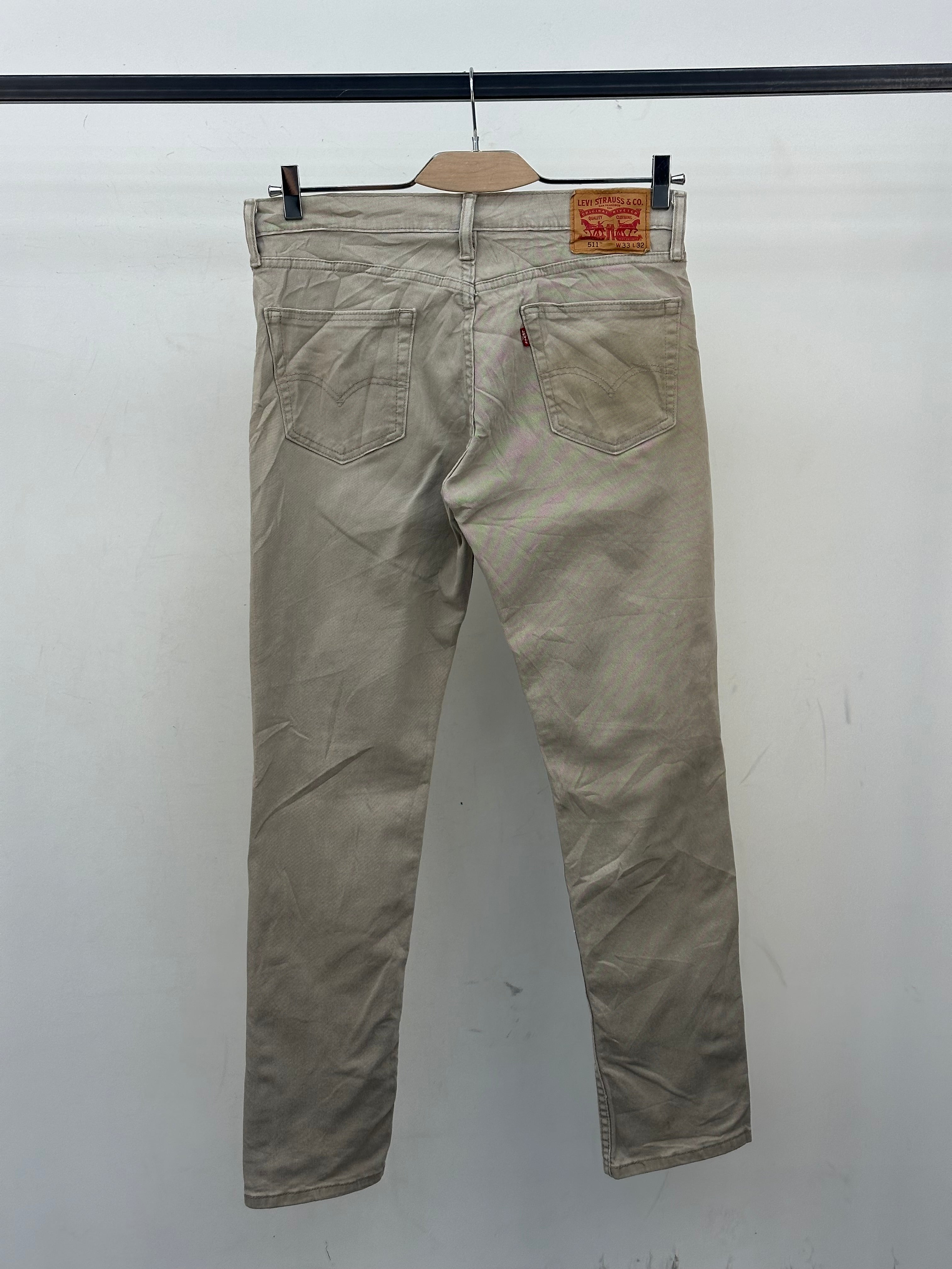 LEVI'S 511 SLIM FIT TAGLIA: 47 ITA = W33 L32