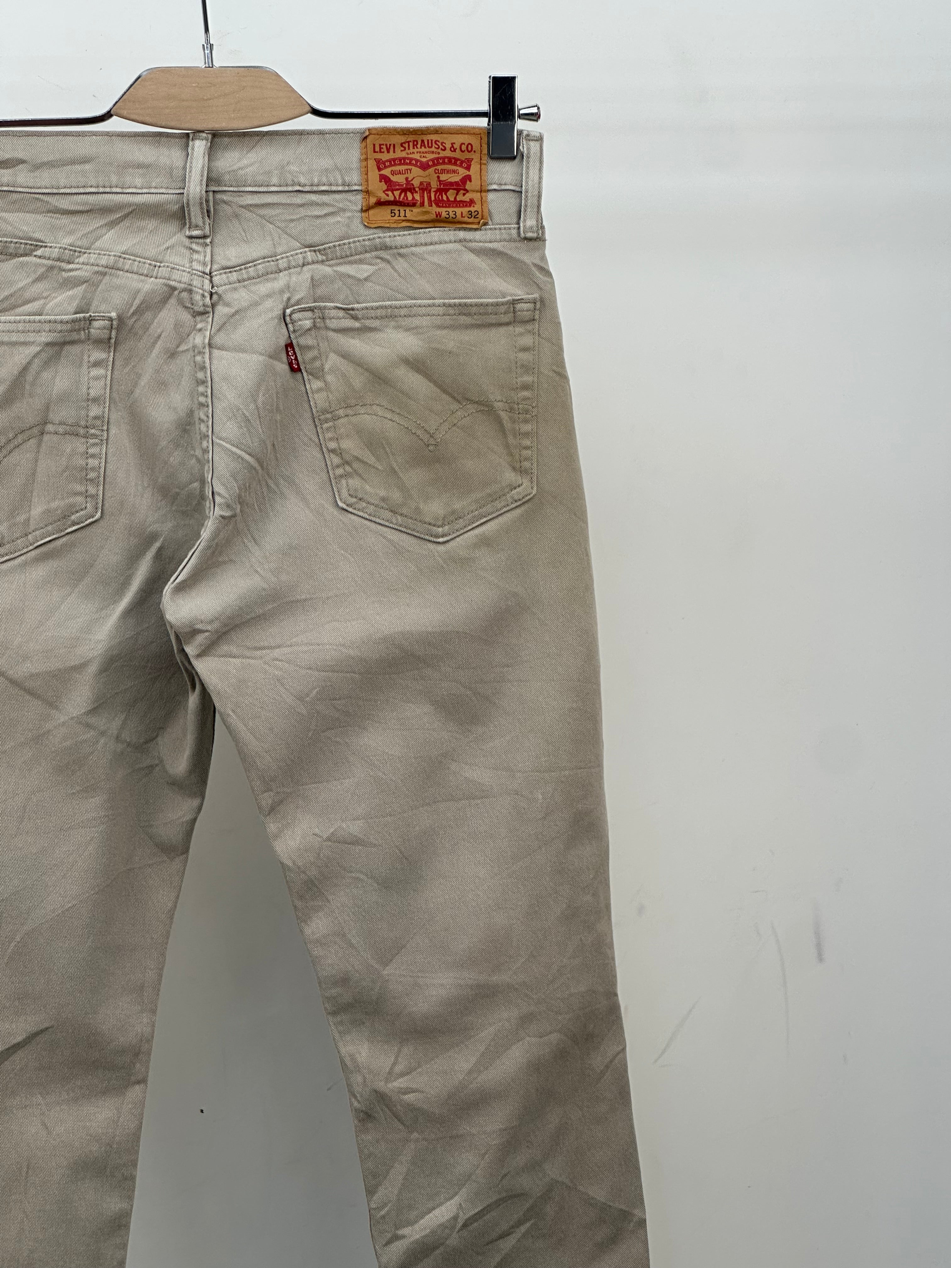 LEVI'S 511 SLIM FIT TAGLIA: 47 ITA = W33 L32