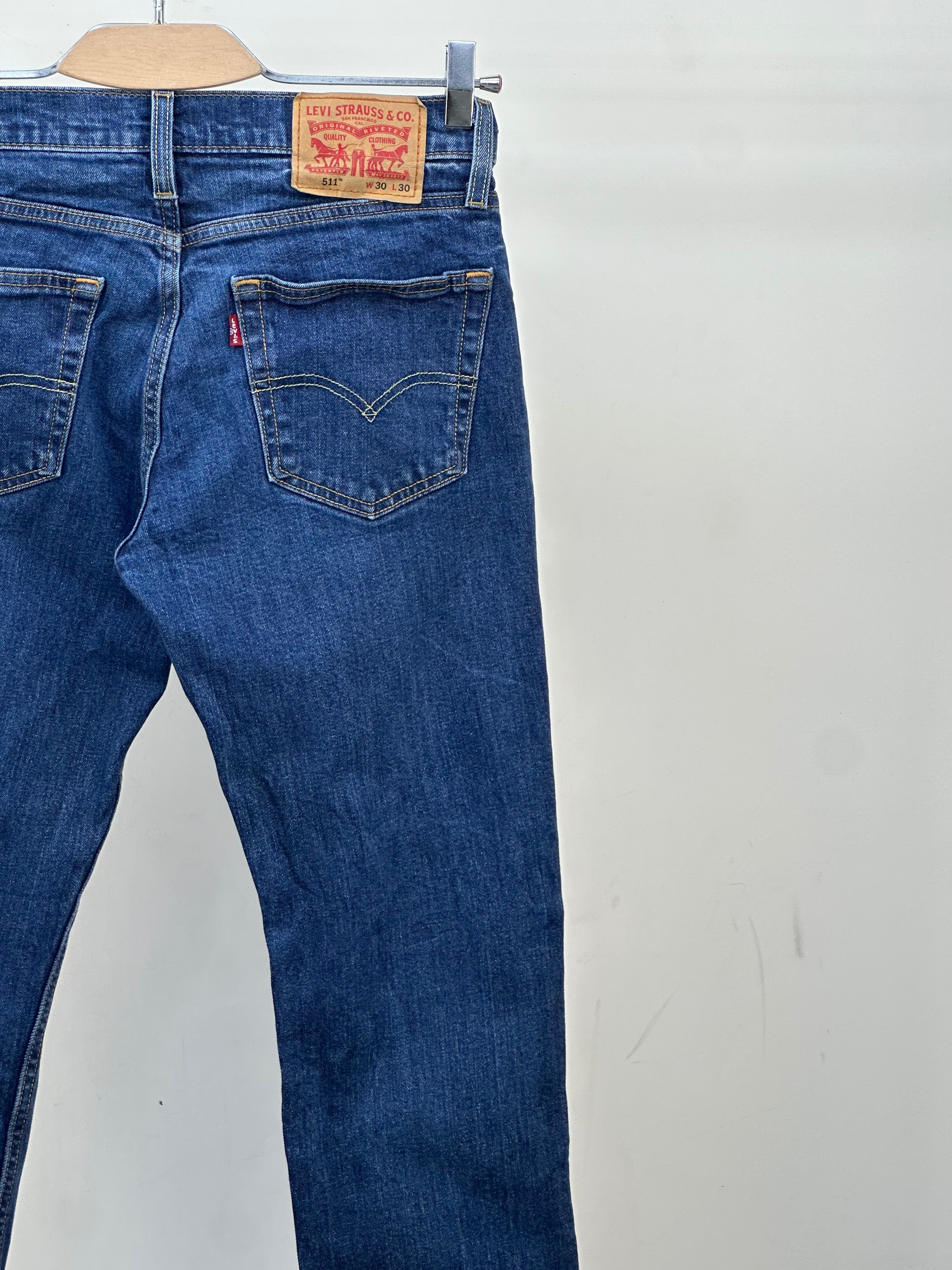 LEVI'S 511 SLIM FIT TAGLIA: 44 ITA = W30 L30
