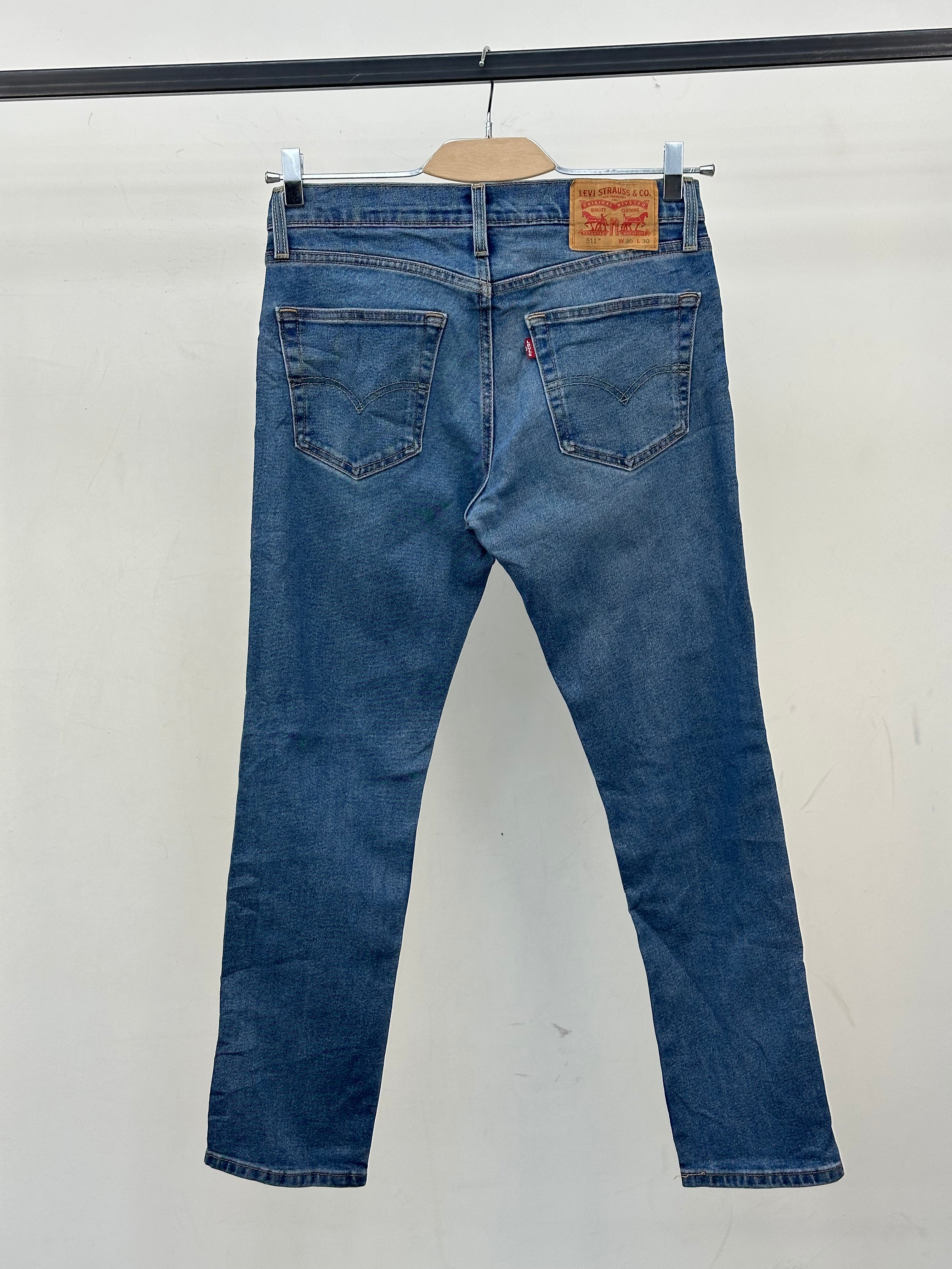 LEVI'S 511 SLIM FIT TAGLIA: 44 ITA = W30 L30