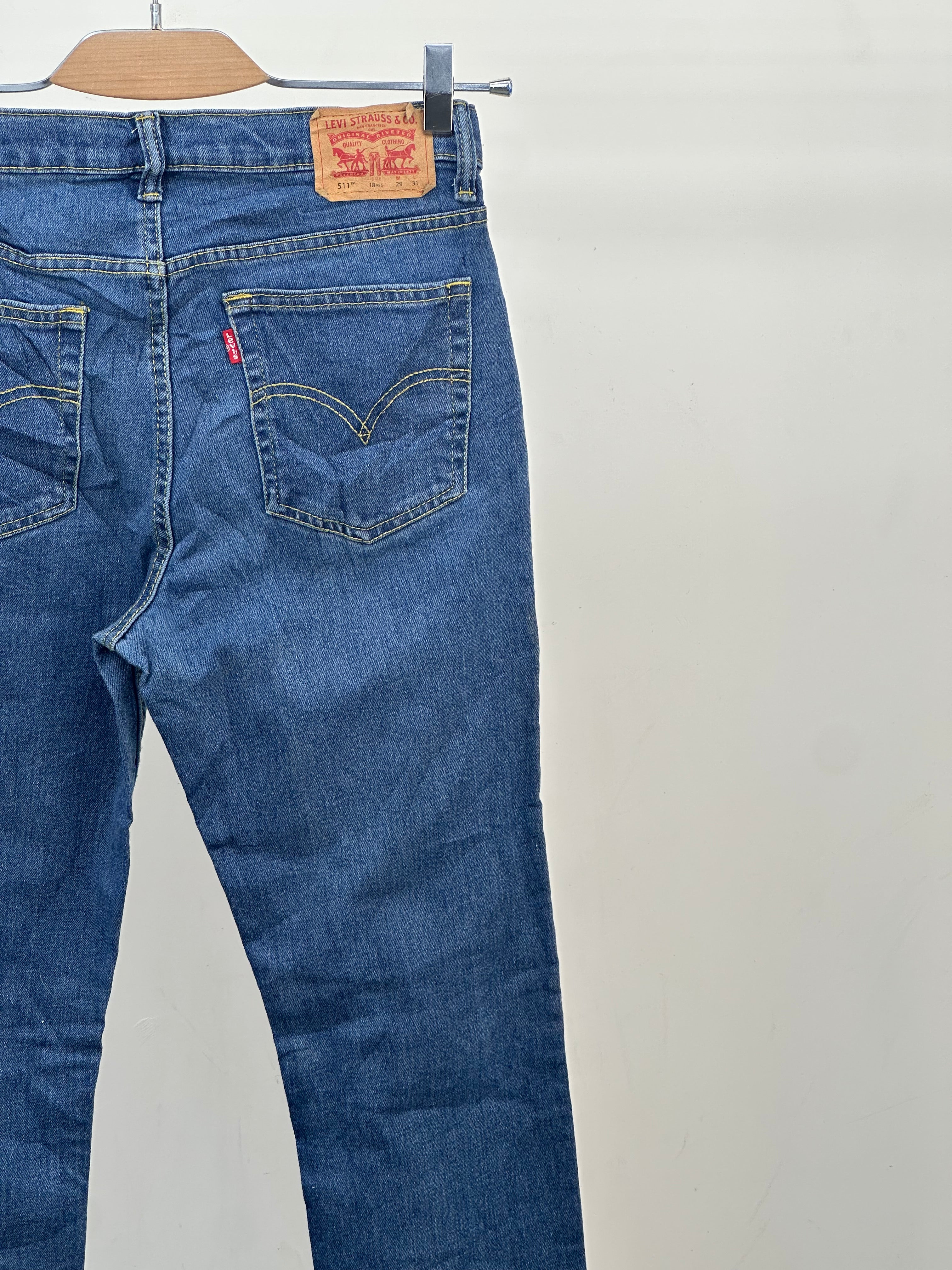 LEVI'S  511 SLIM FIT TAGLIA: 43 ITA = W29  L31