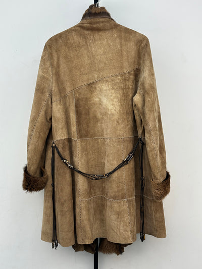 TRENCH IN VERA PELLE TAGLIA: 46