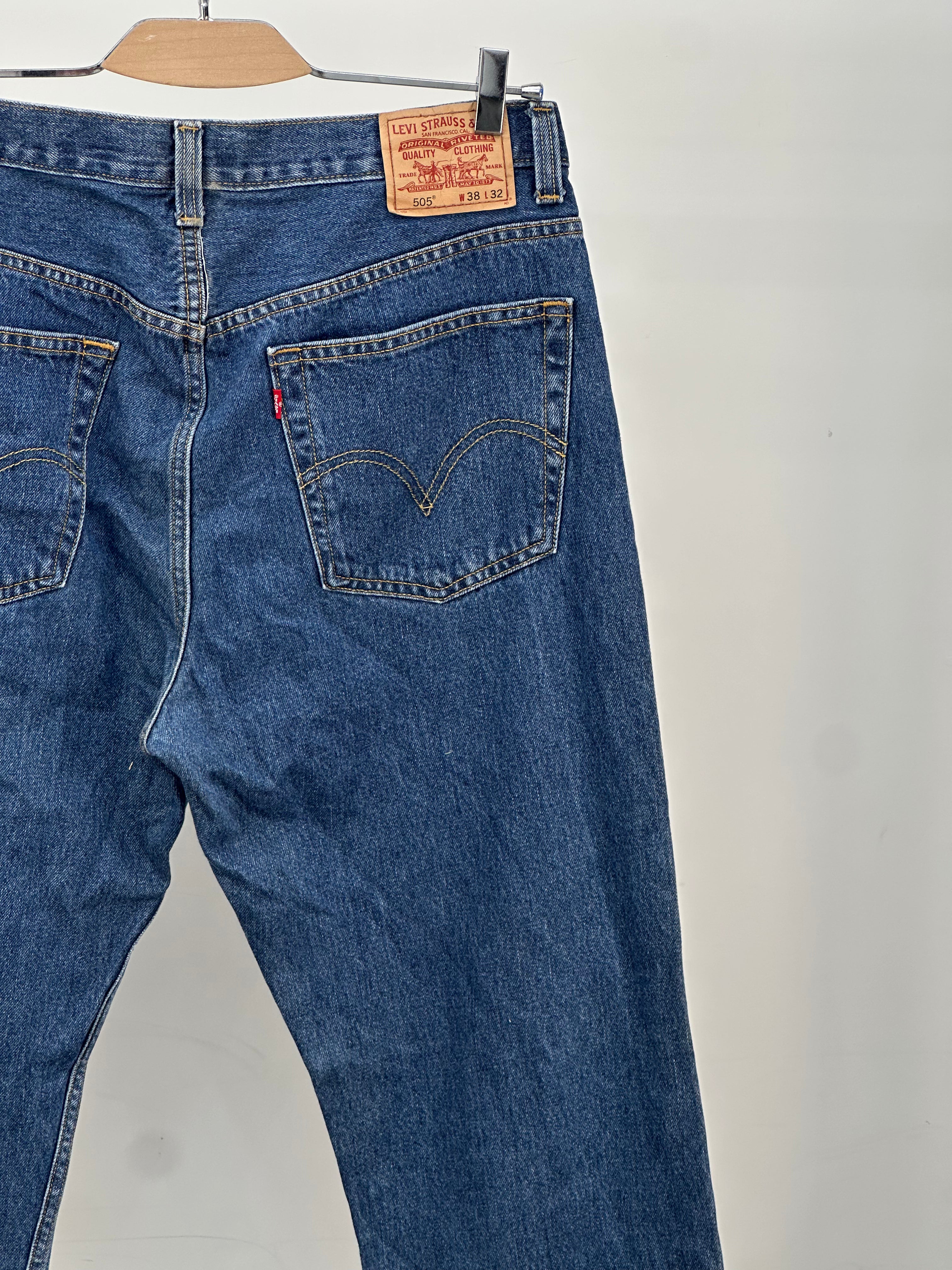 LEVI'S 505 REGULAR TAGLIA : 52 ITA = W38 L32