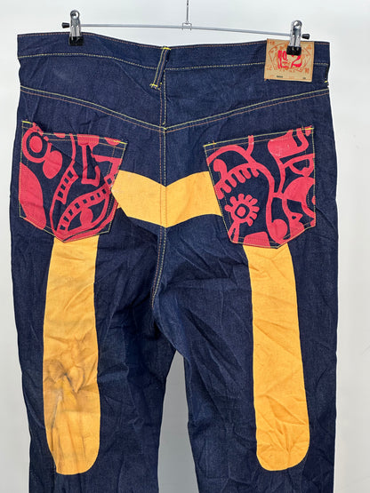 EVISU BAGGY FIT JAPANESE DENIM TAGLIA : 52 ITA = W38