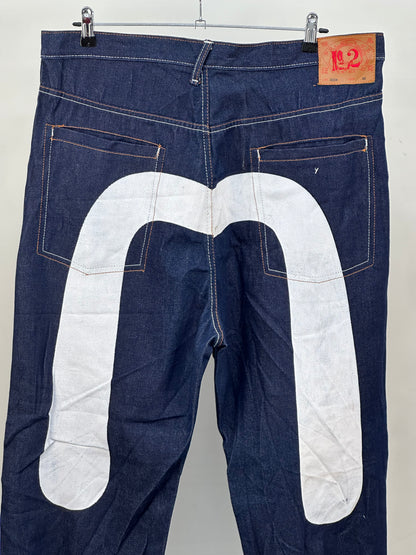EVISU BAGGY FIT JAPANESE DENIM TAGLIA : 52 ITA = W38
