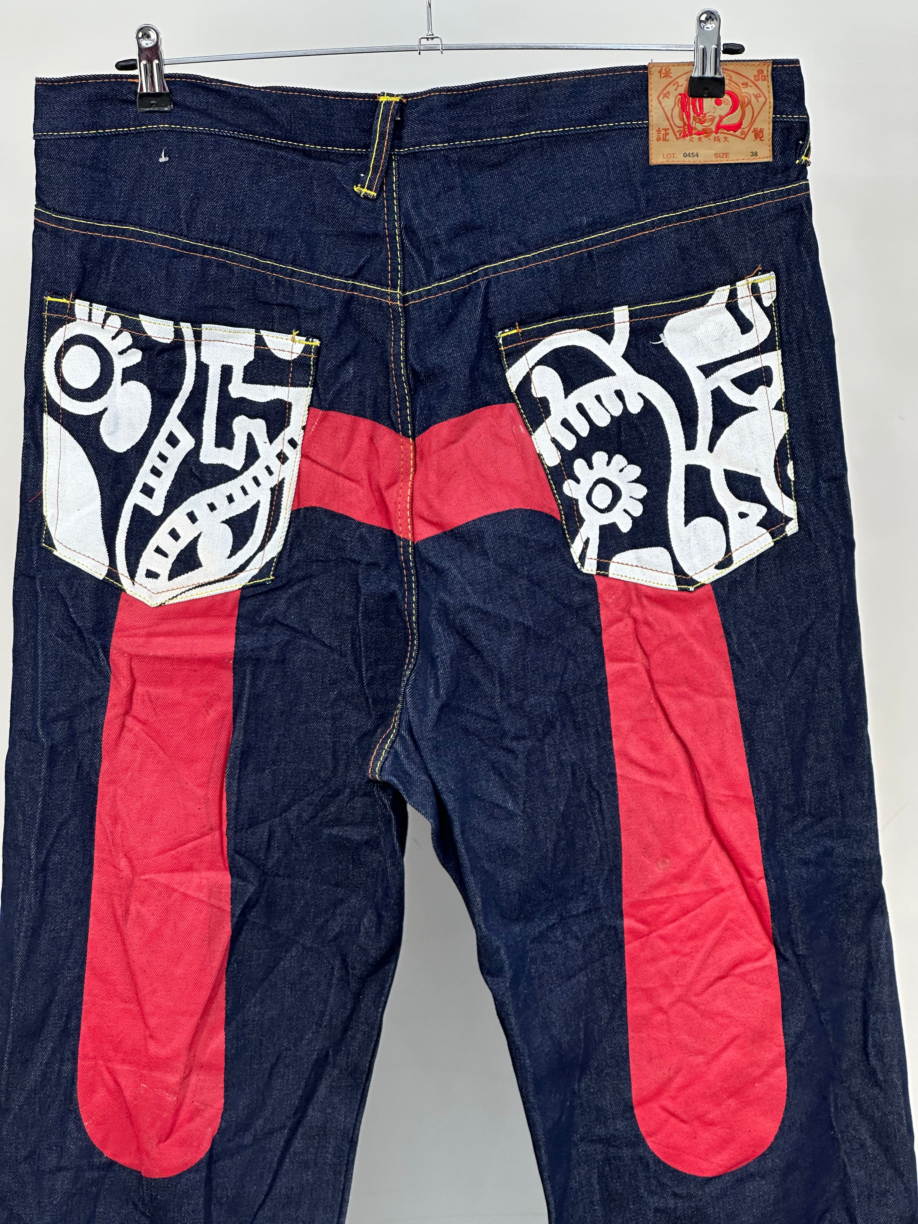 EVISU BAGGY FIT JAPANESE DENIM TAGLIA : 52 ITA = W38