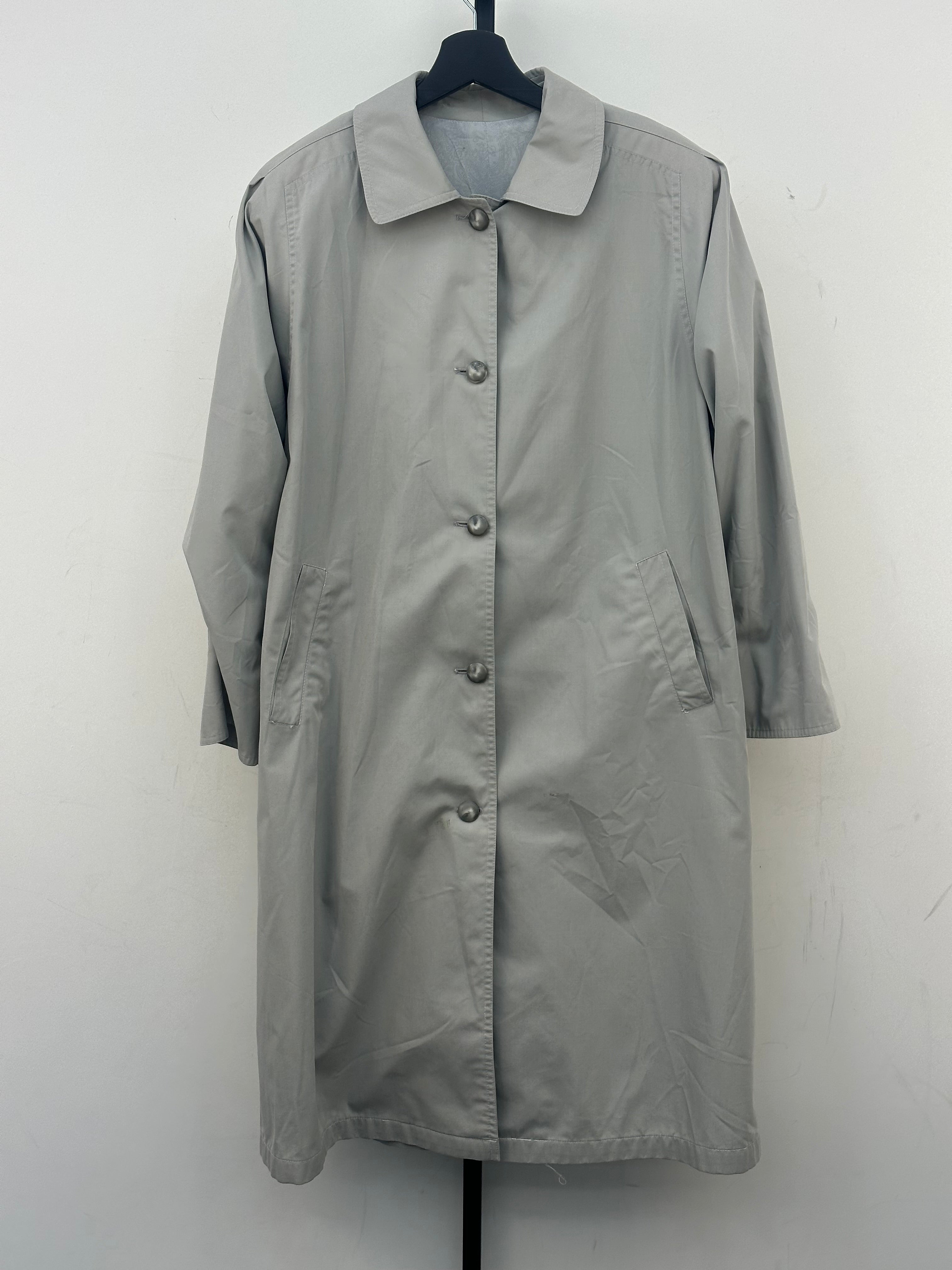 TRENCH INGLESE VINTAGE TAGLIA: L