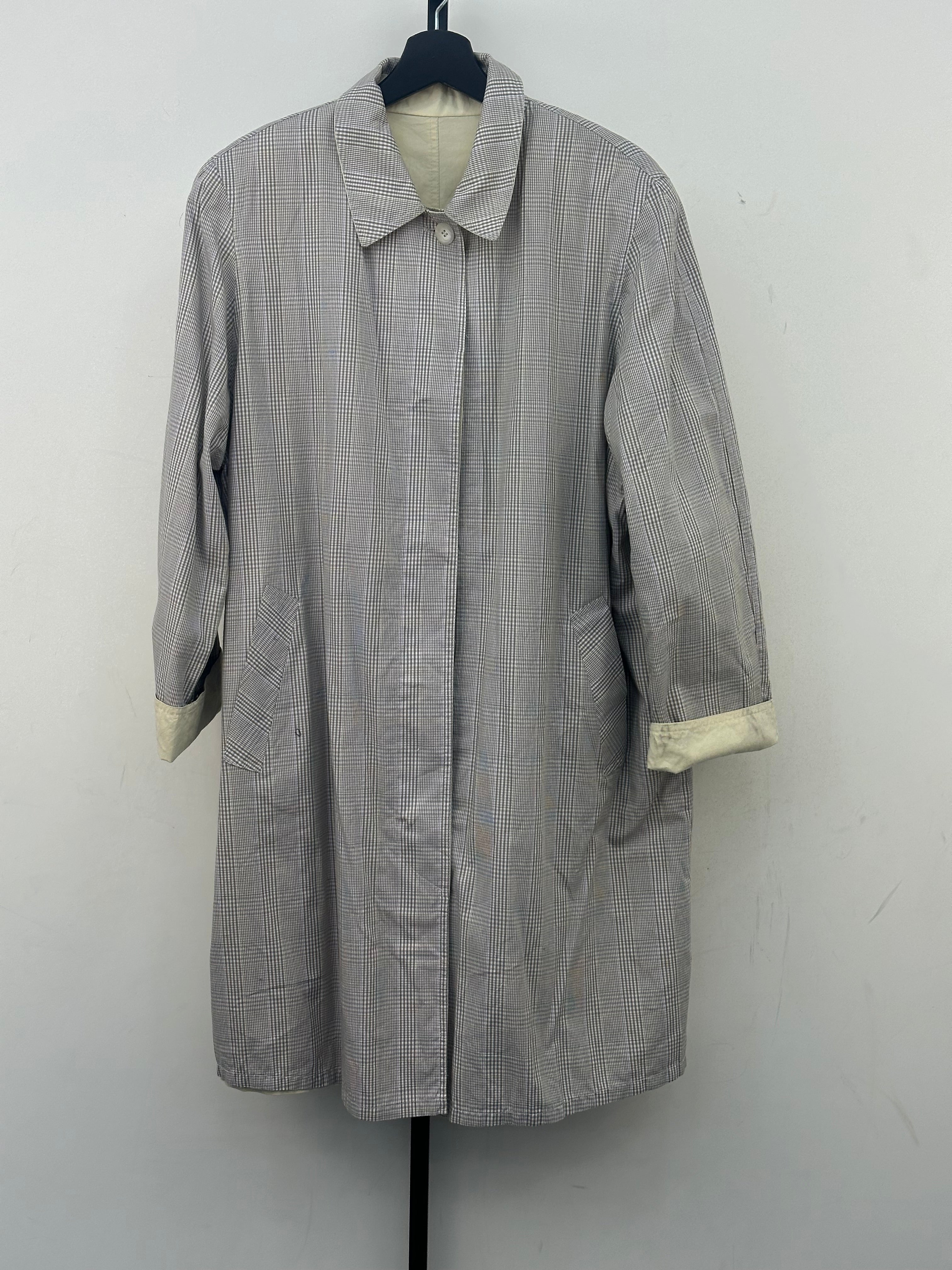 TRENCH INGLESE DOUBLE FACE VINTAGE TAGLIA: L