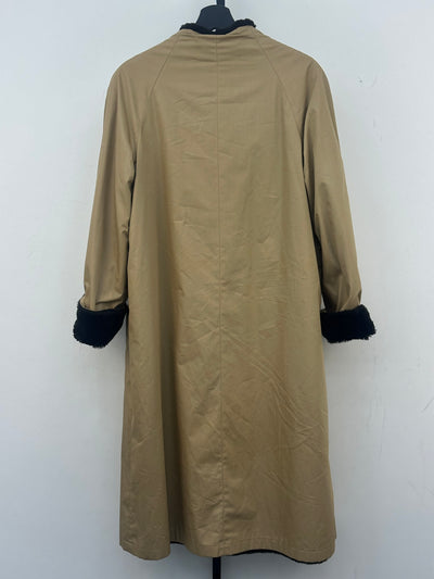 TRENCH INGLESE CON PELLICCIA VINTAGE TAGLIA: M