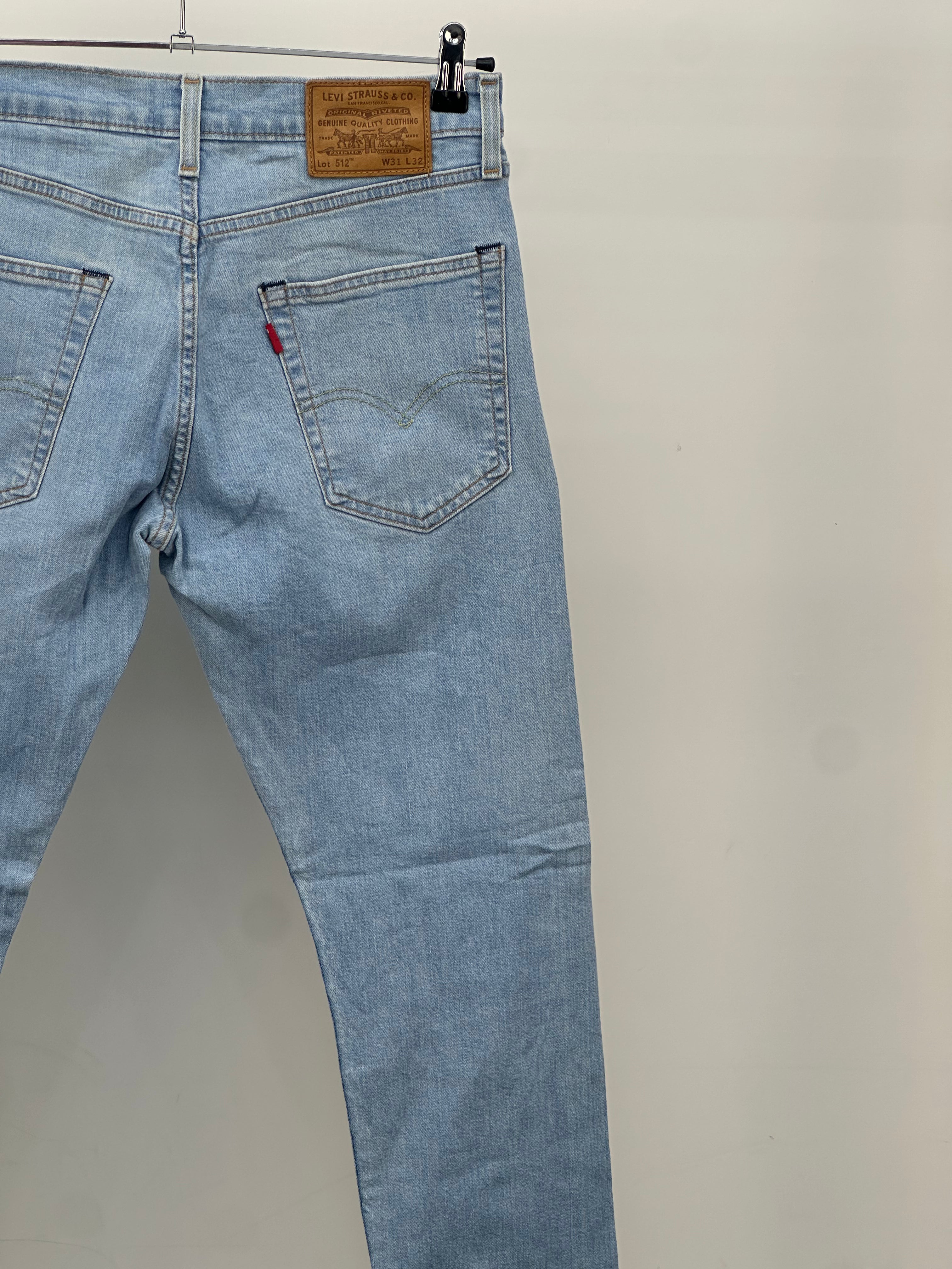 LEVI'S 512 SLIM FIT TAGLIA: 45 ITA = W31 L32