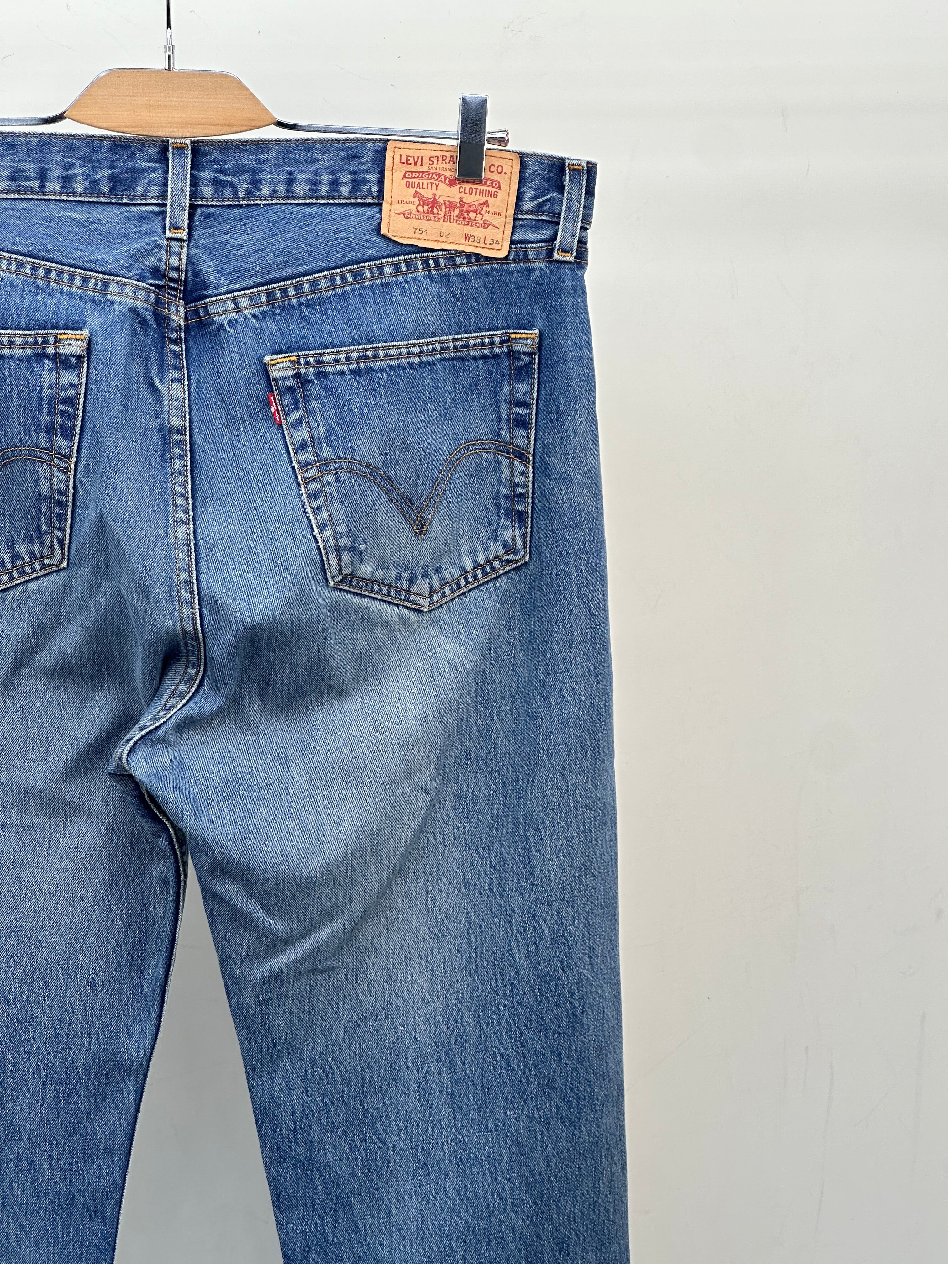 LEVI'S 751 STANDARD FIT TAGLIA: 52 ITA = W38 L34