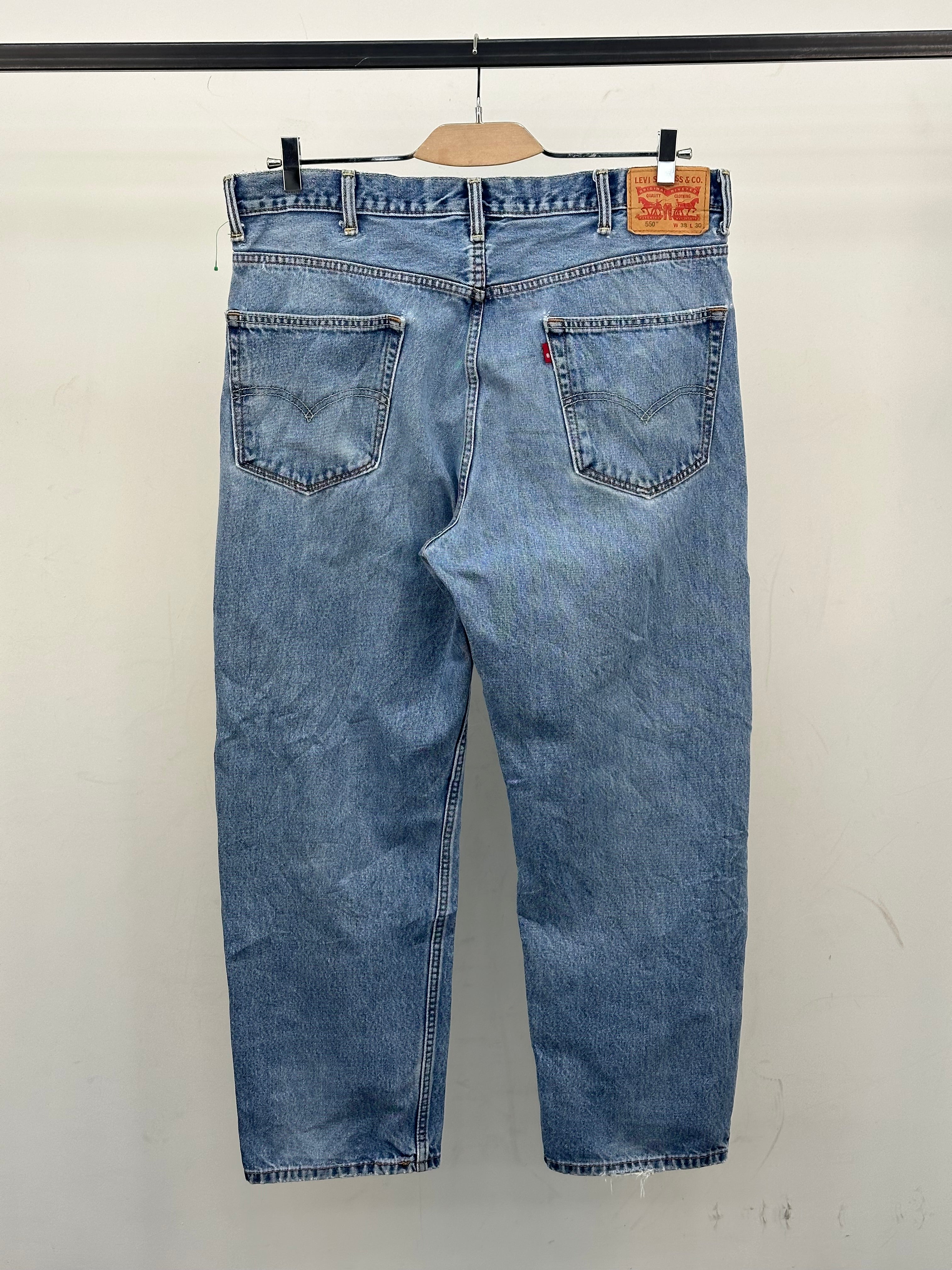 LEVI'S 550 RELAXED FIT TAGLIA: 52 ITA = W38 L30