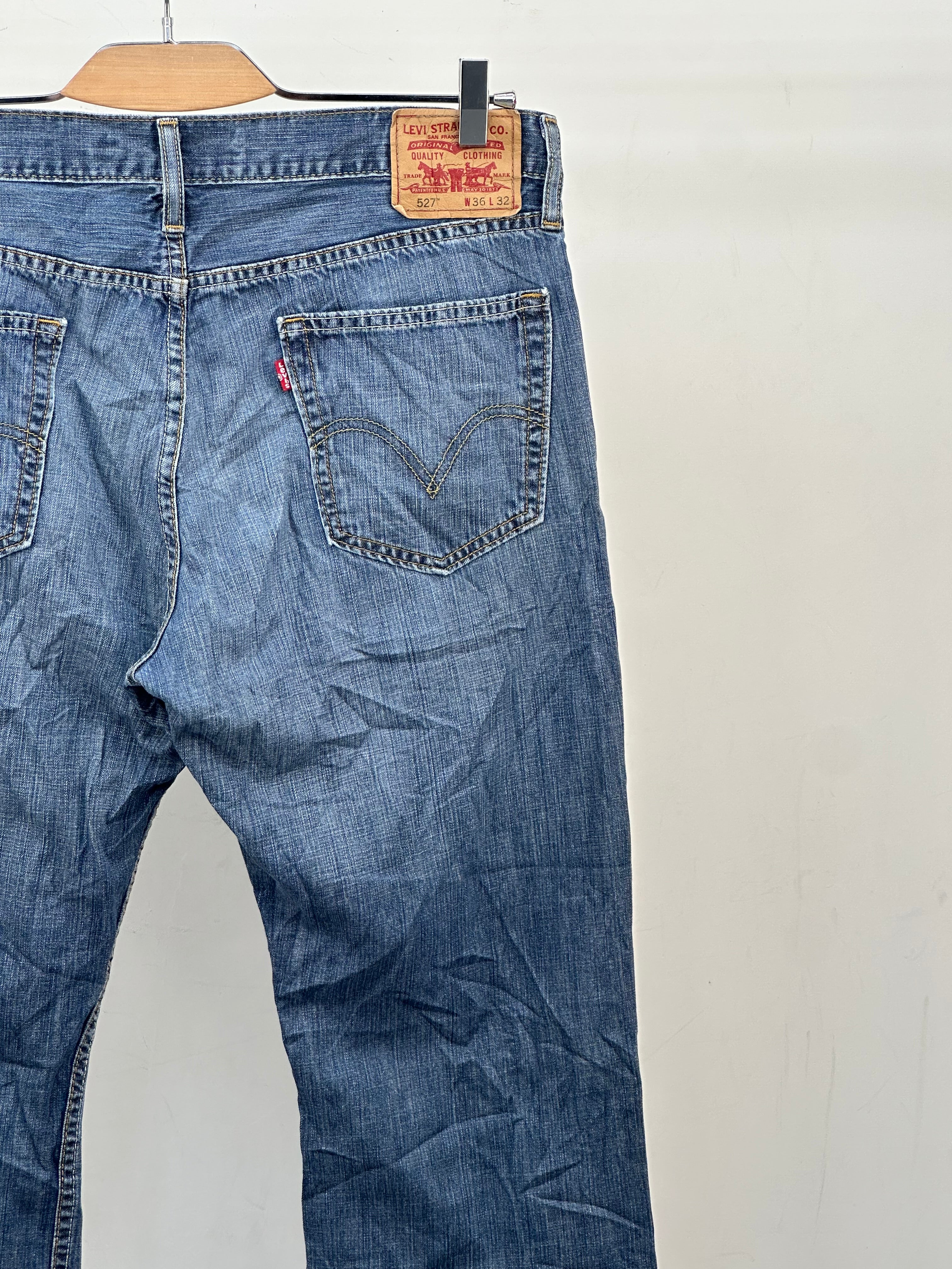 LEVI'S 527 SLIM BOOTCUT FIT TAGLIA: 50 ITA = W36 L32