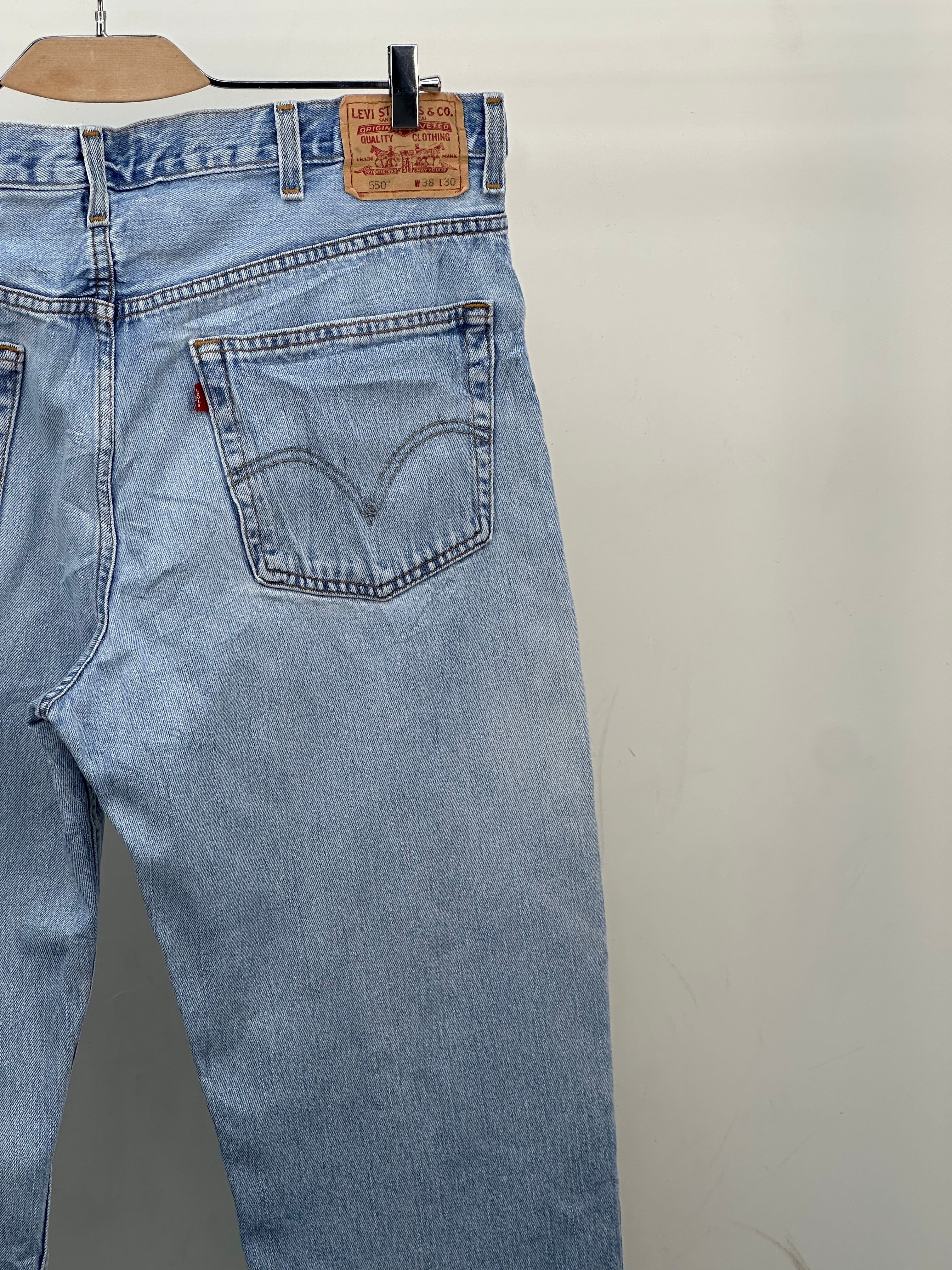 LEVI'S 550 RELAXED FIT TAGLIA: 52 ITA = W38 L30