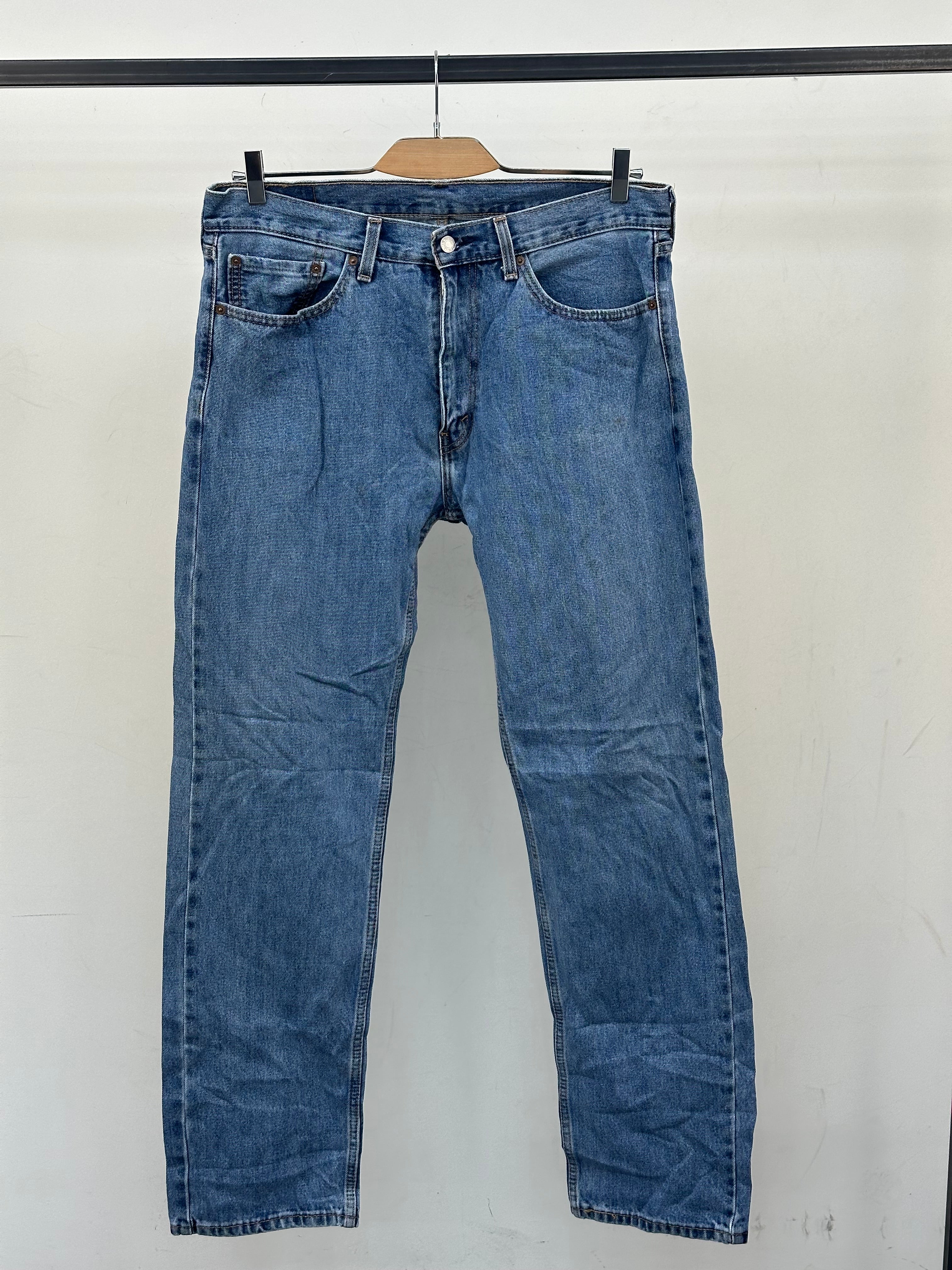 LEVI'S 505 STRAIGHT FIT TAGLIA: 50 ITA = W36 L34