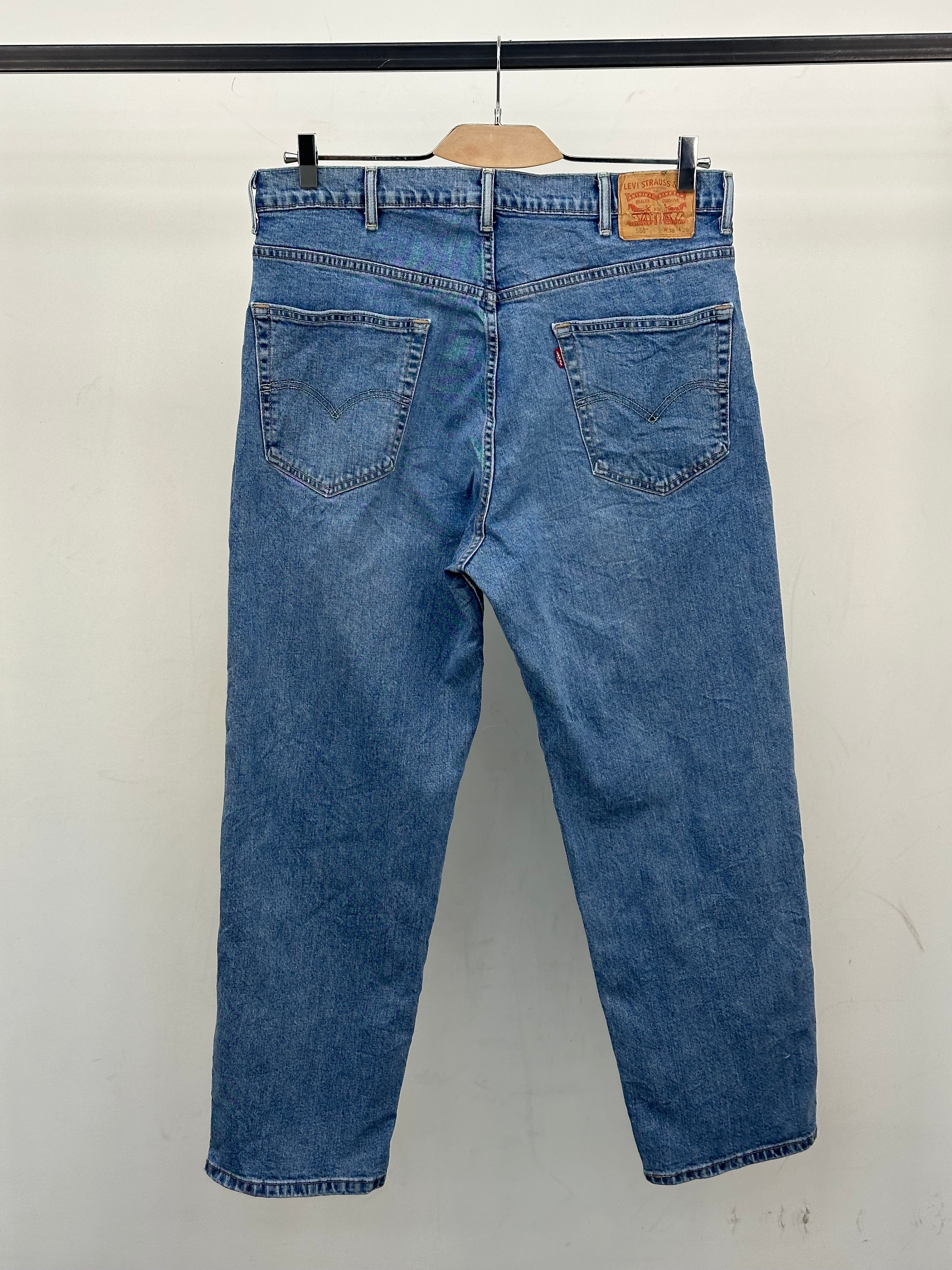 LEVI'S 550 RELAXED FIT TAGLIA: 52 ITA = W38 L29