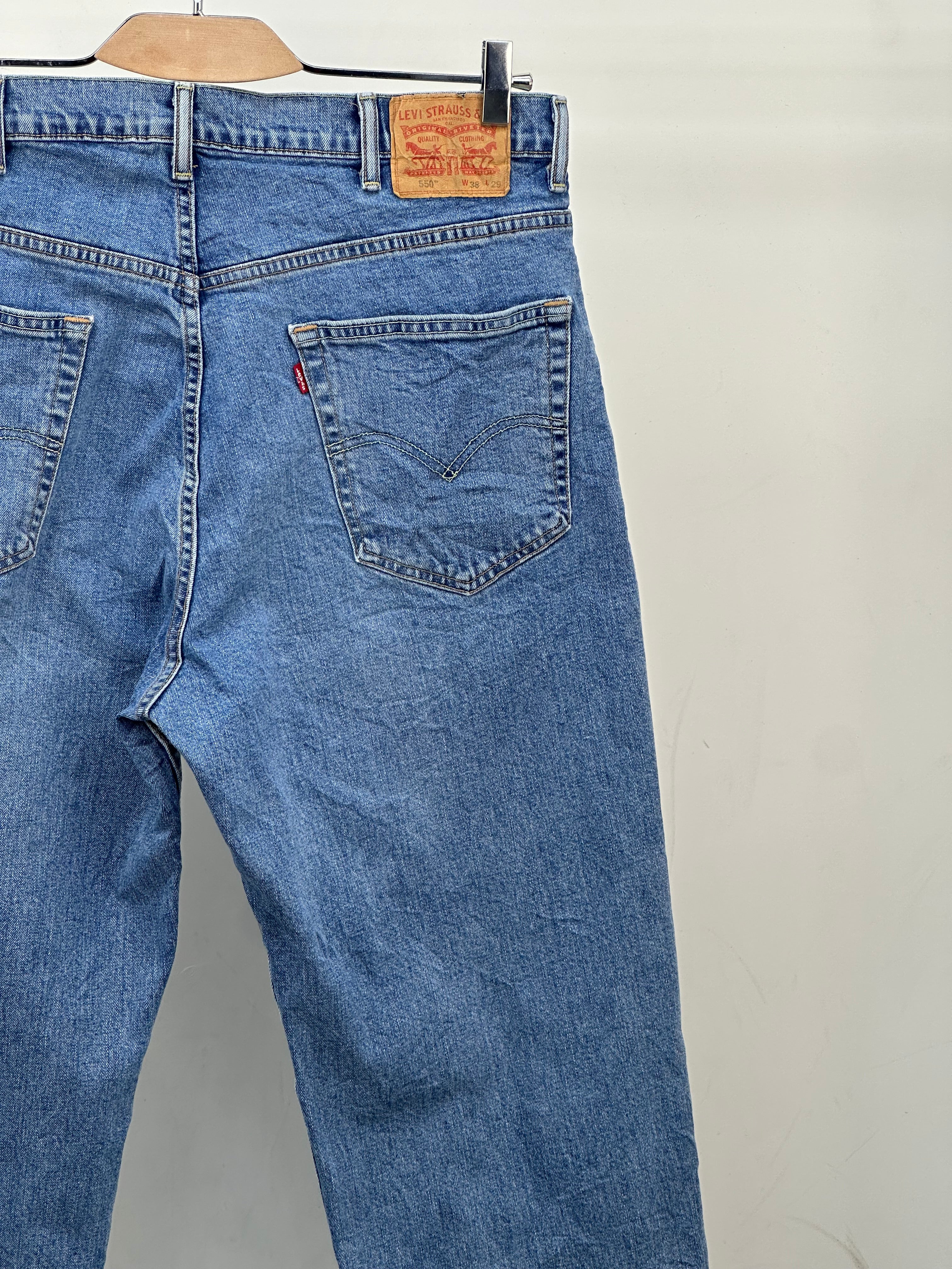 LEVI'S 550 RELAXED FIT TAGLIA: 52 ITA = W38 L29