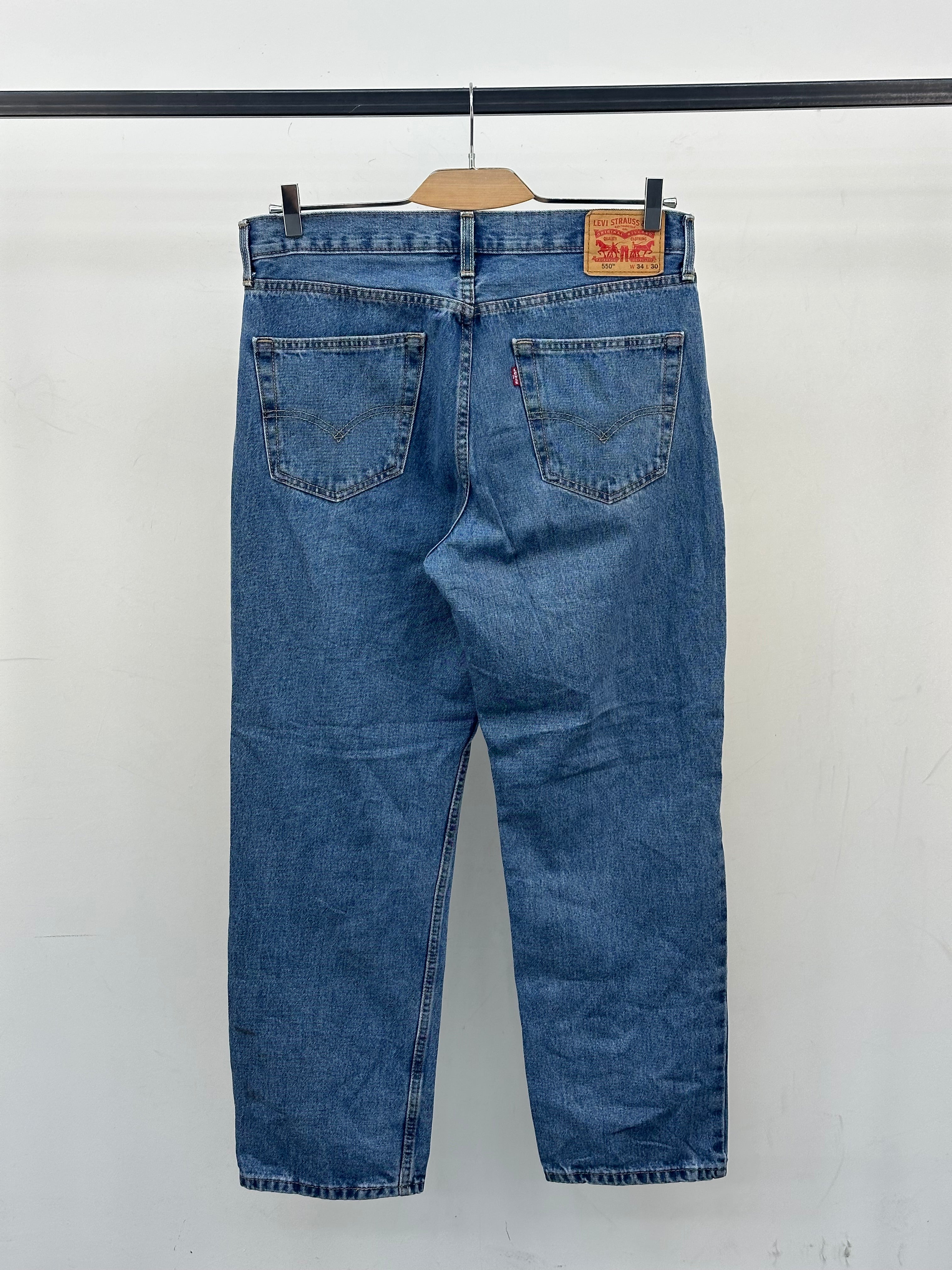 LEVI'S 550 RELAXED FIT TAGLIA: 48 ITA = W34 L30