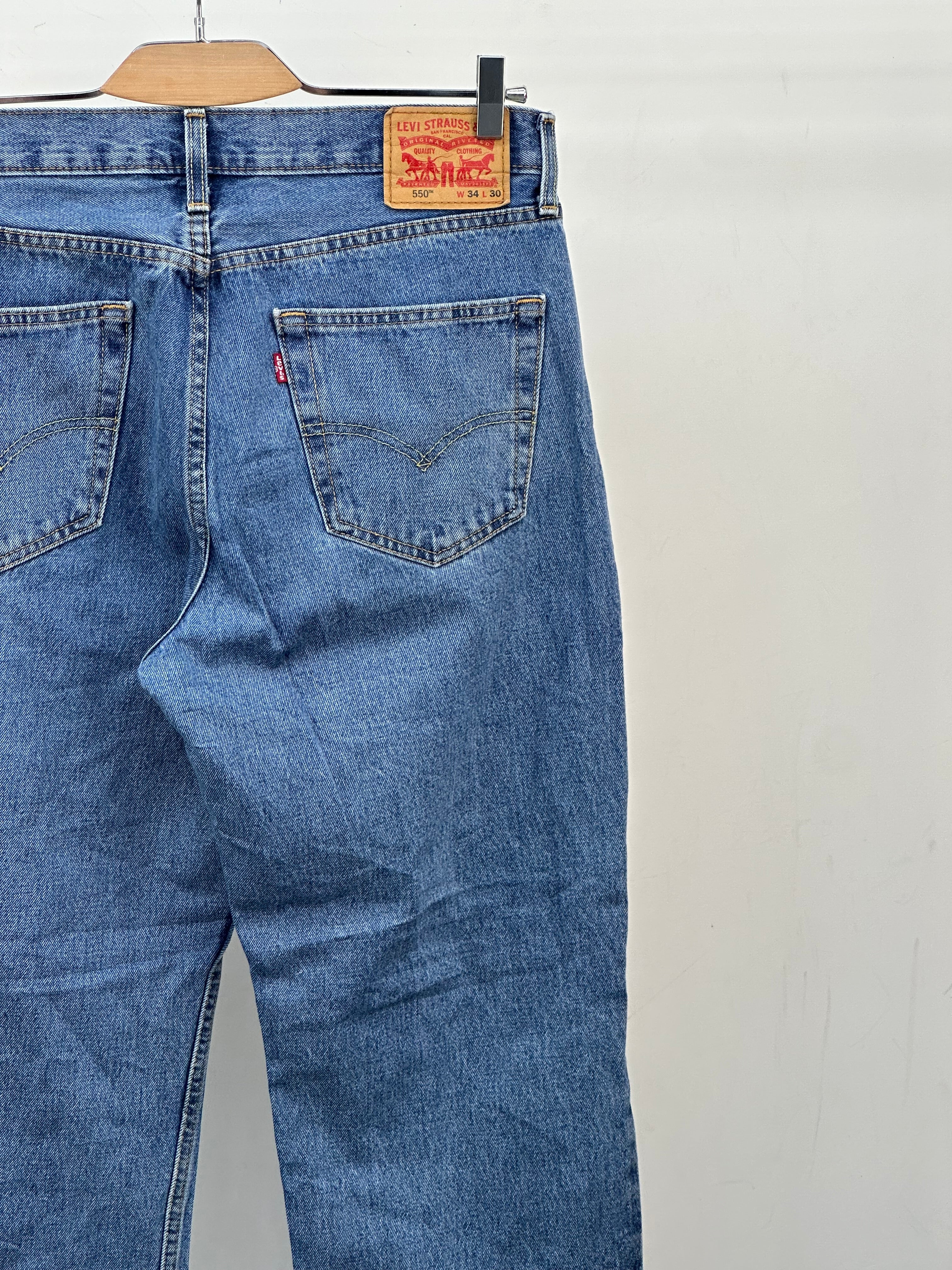 LEVI'S 550 RELAXED FIT TAGLIA: 48 ITA = W34 L30