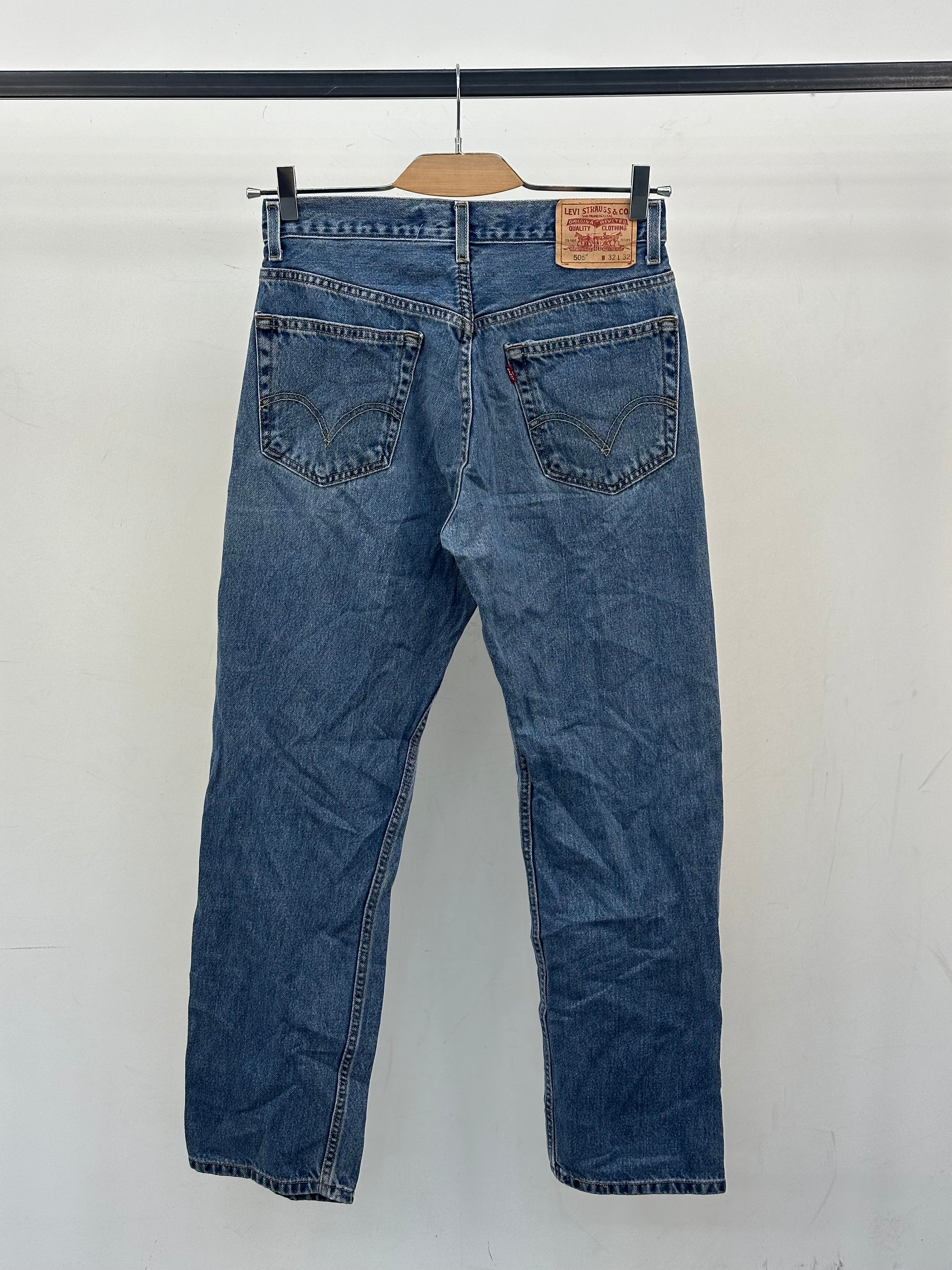 LEVI'S 505 STRAIGHT FIT TAGLIA: 46 ITA = W32 L32