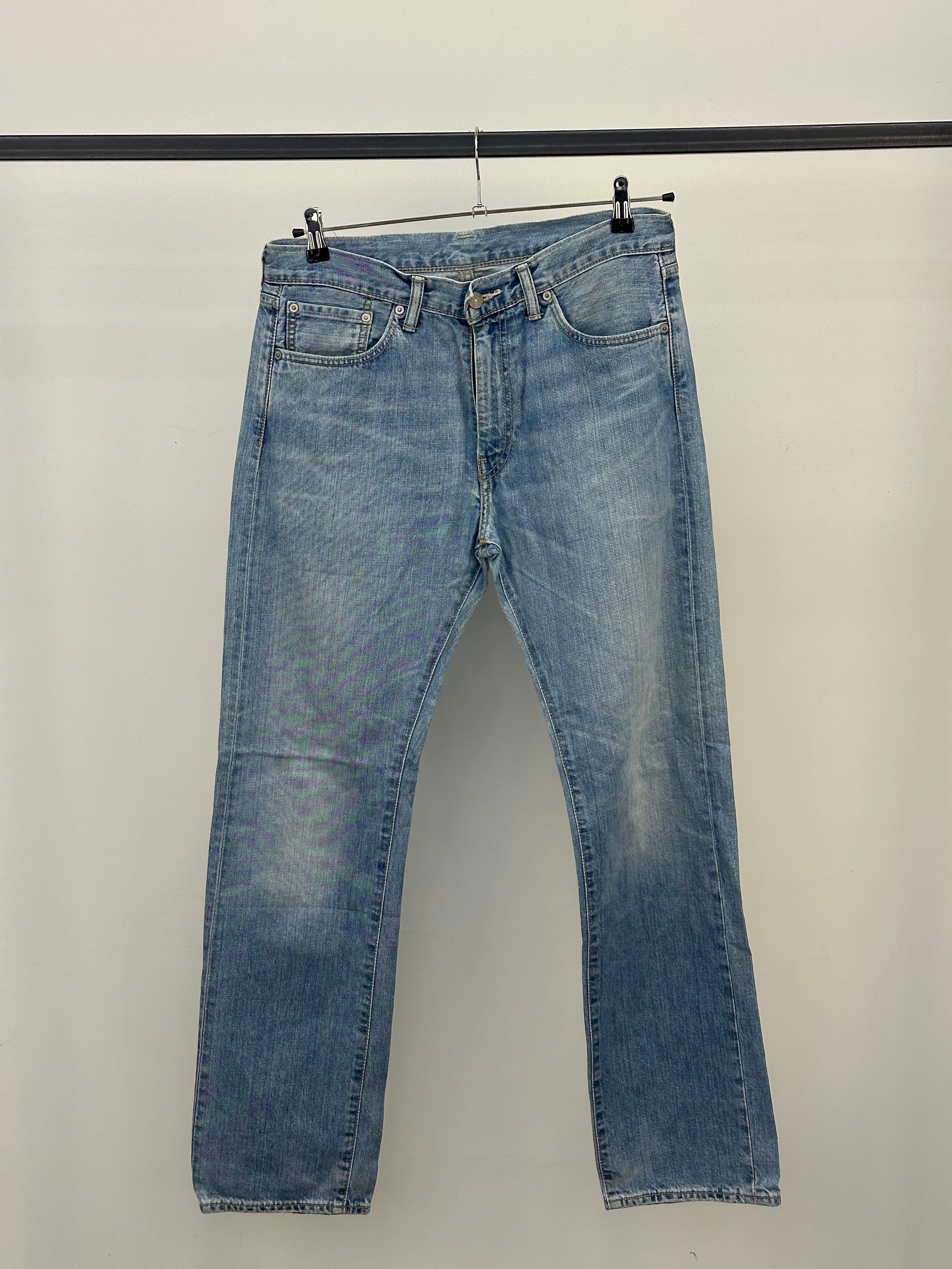 LEVI'S 505 STRAIGHT FIT TAGLIA: 47 ITA = W33 L34