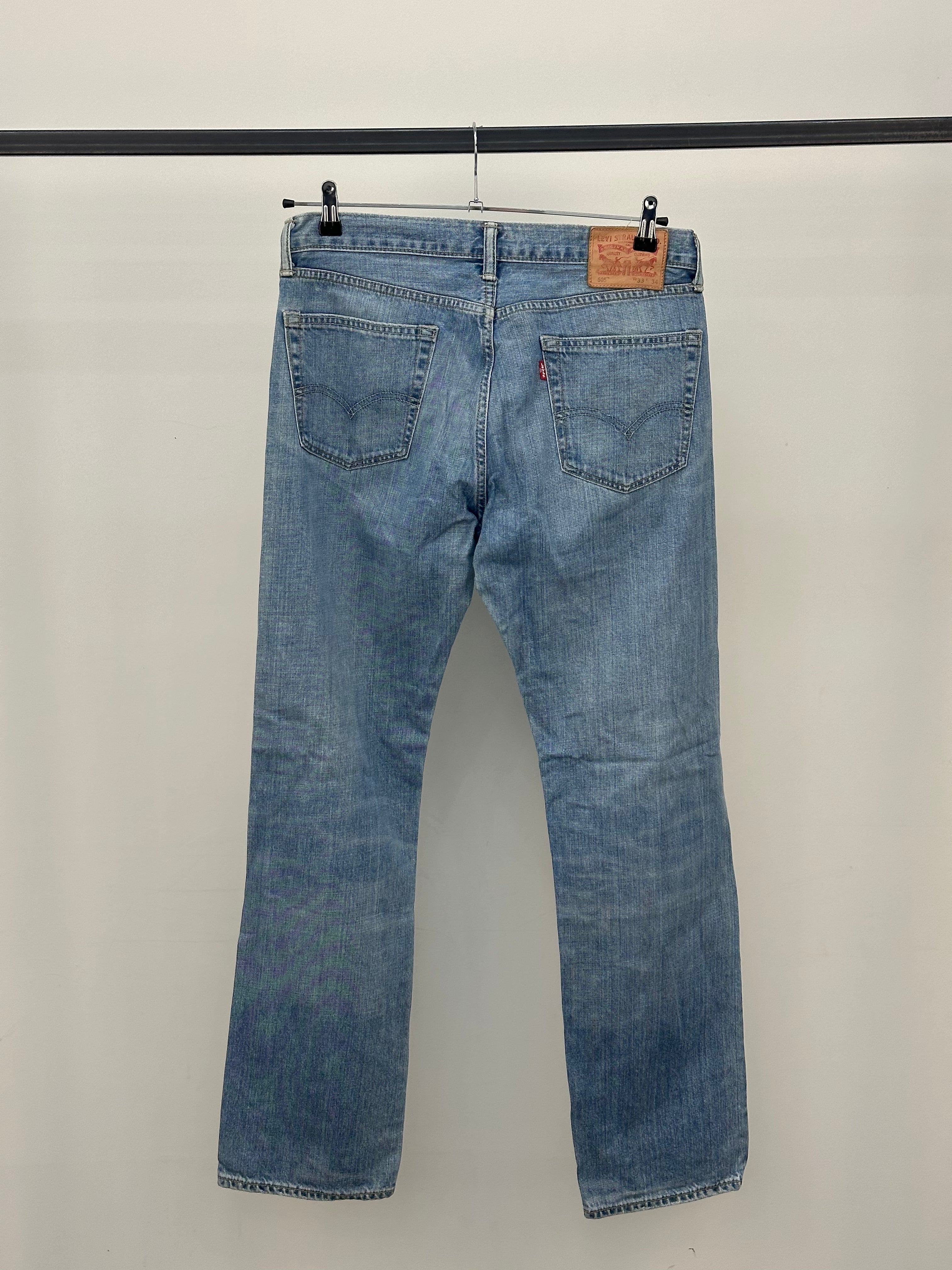 LEVI'S 505 STRAIGHT FIT TAGLIA: 47 ITA = W33 L34