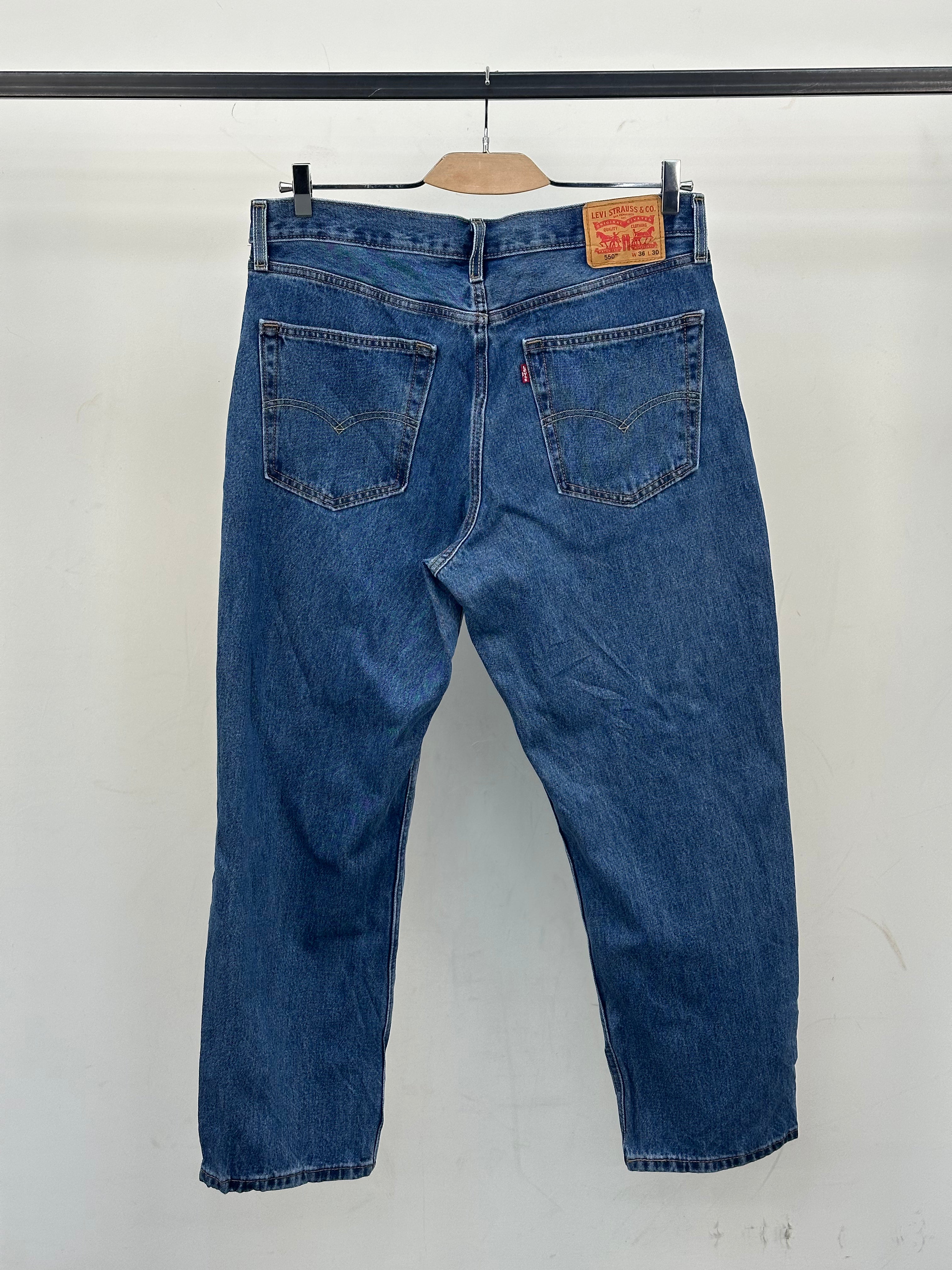 LEVI'S 550 RELAXED FIT TAGLIA: 50 ITA = W36 L30