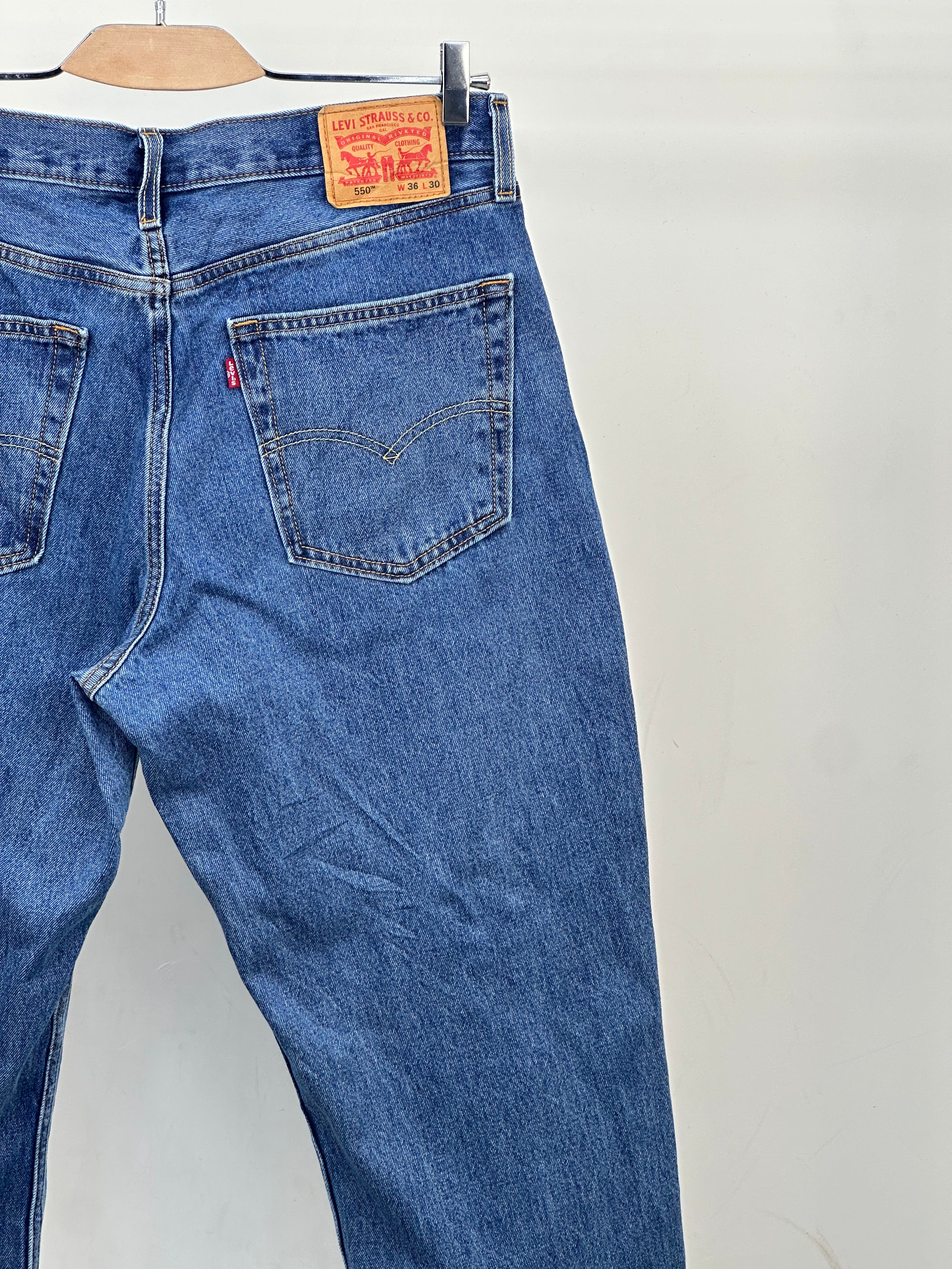 LEVI'S 550 RELAXED FIT TAGLIA: 50 ITA = W36 L30