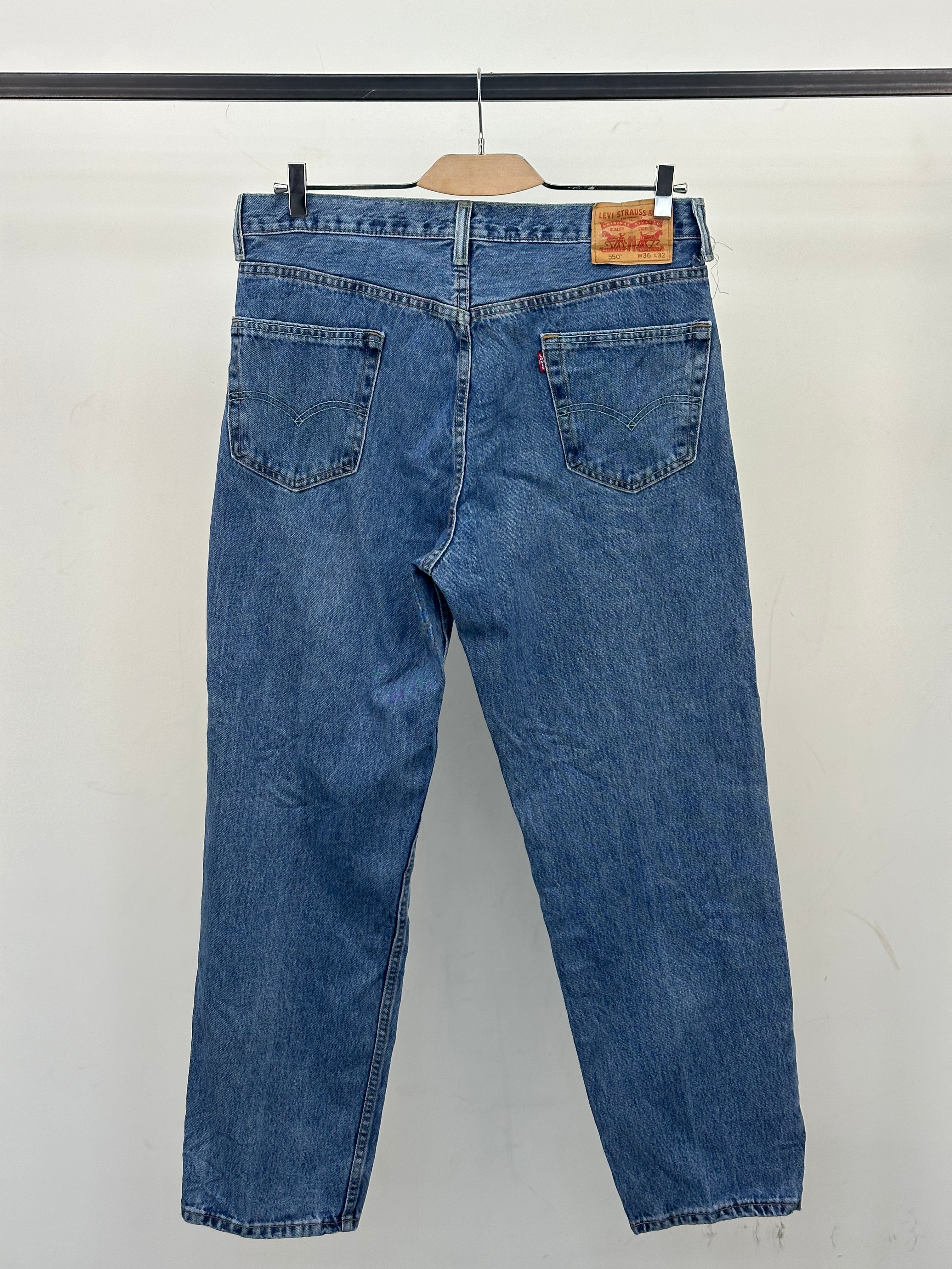 LEVI'S 550 RELAXED FIT TAGLIA: 50 ITA = W36 L32