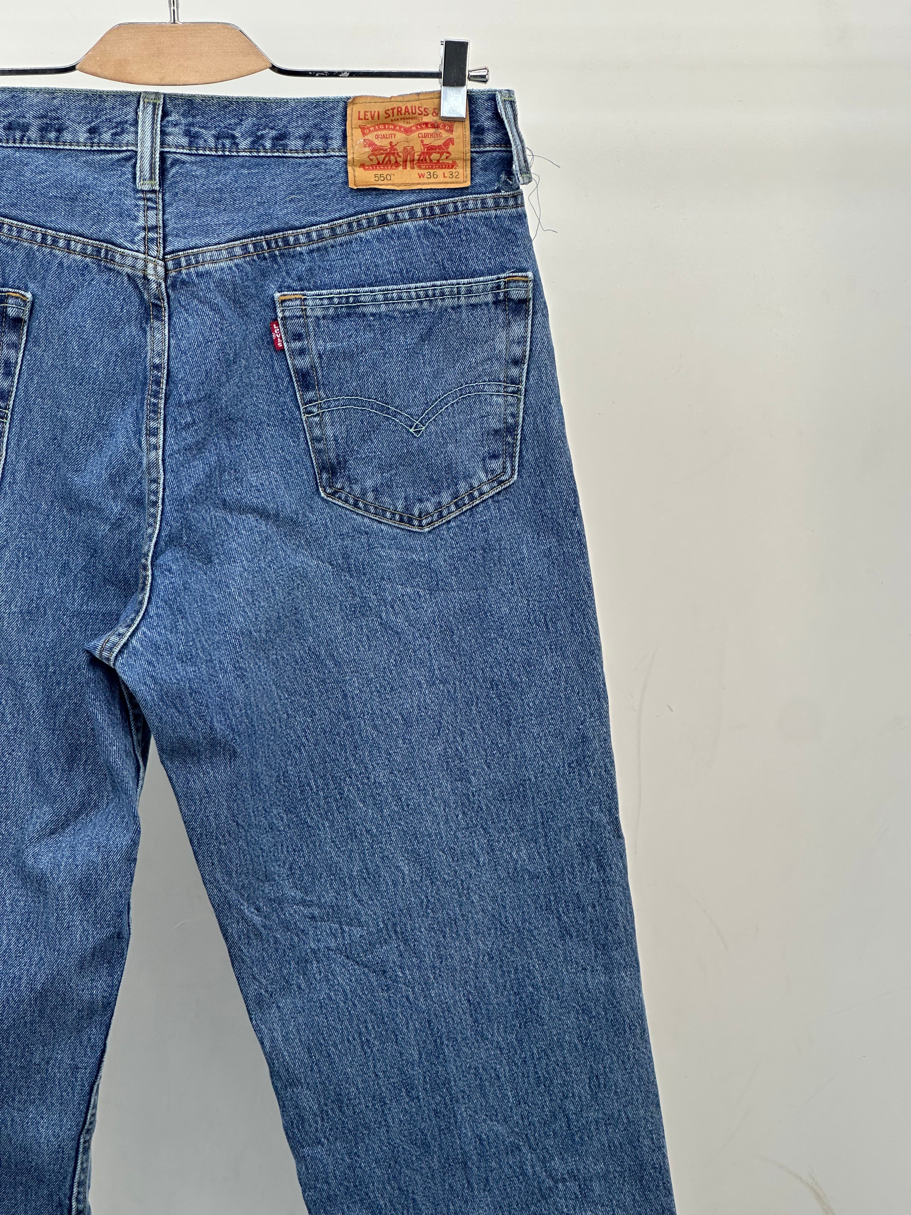 LEVI'S 550 RELAXED FIT TAGLIA: 50 ITA = W36 L32