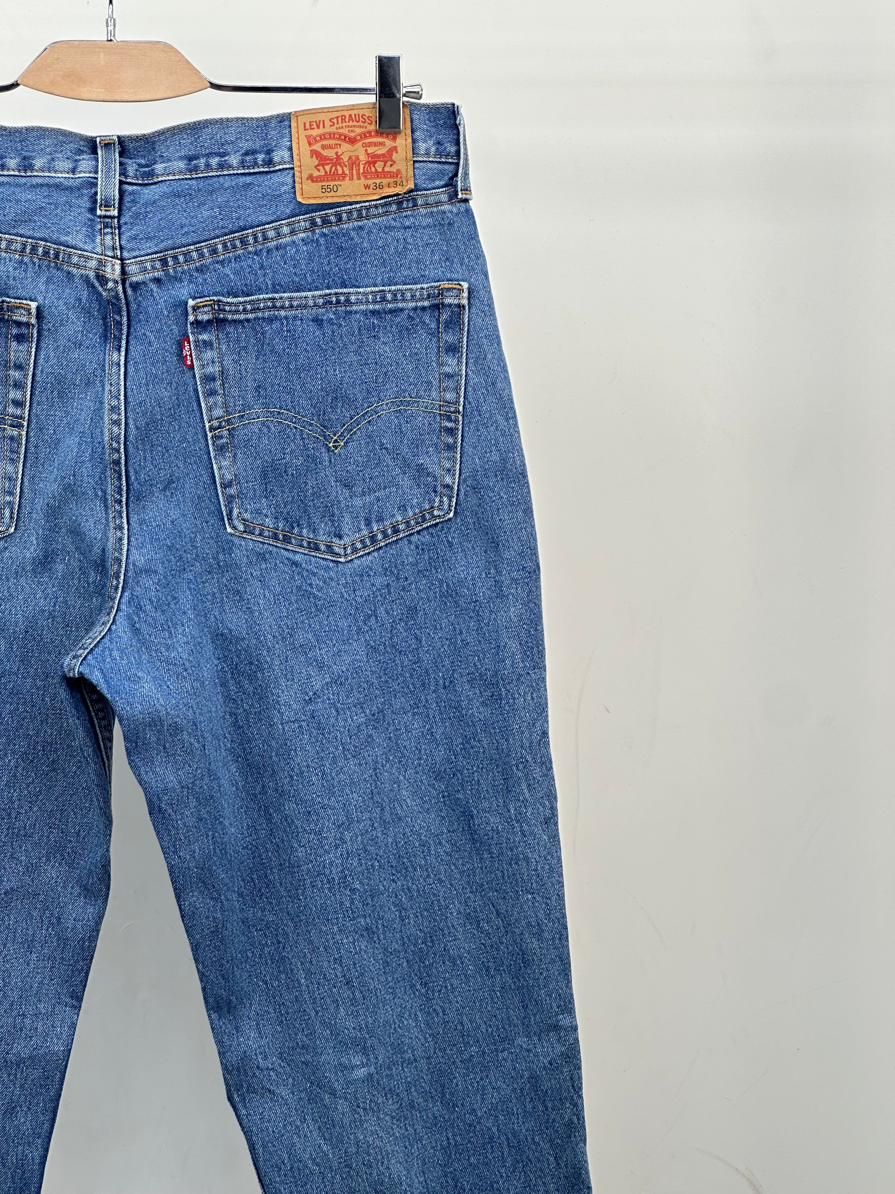 LEVI'S 550 RELAXED FIT TAGLIA: 50 ITA = W36 L34