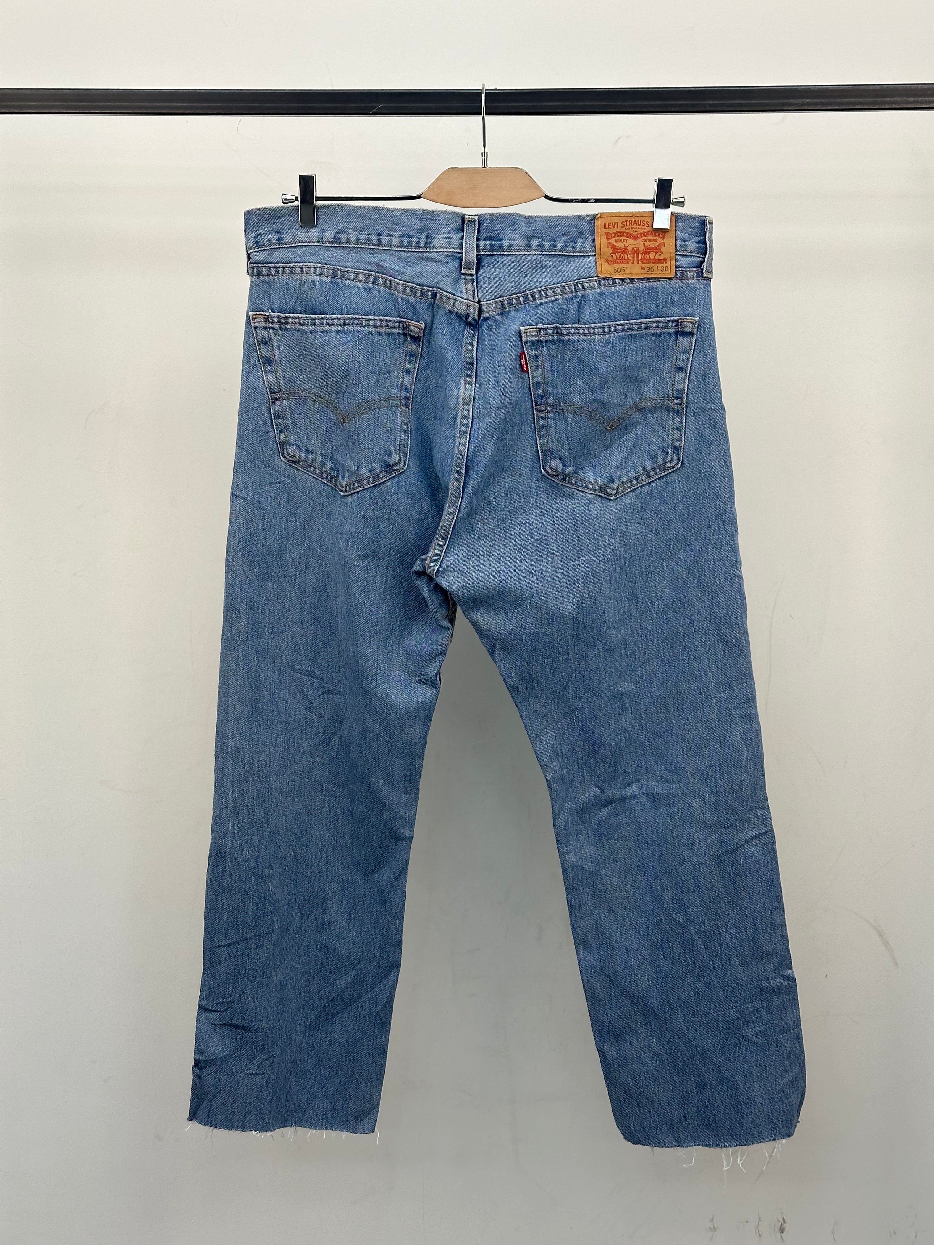 LEVI'S 505 STRAIGHT FIT TAGLIA: 50 ITA = W36 L30