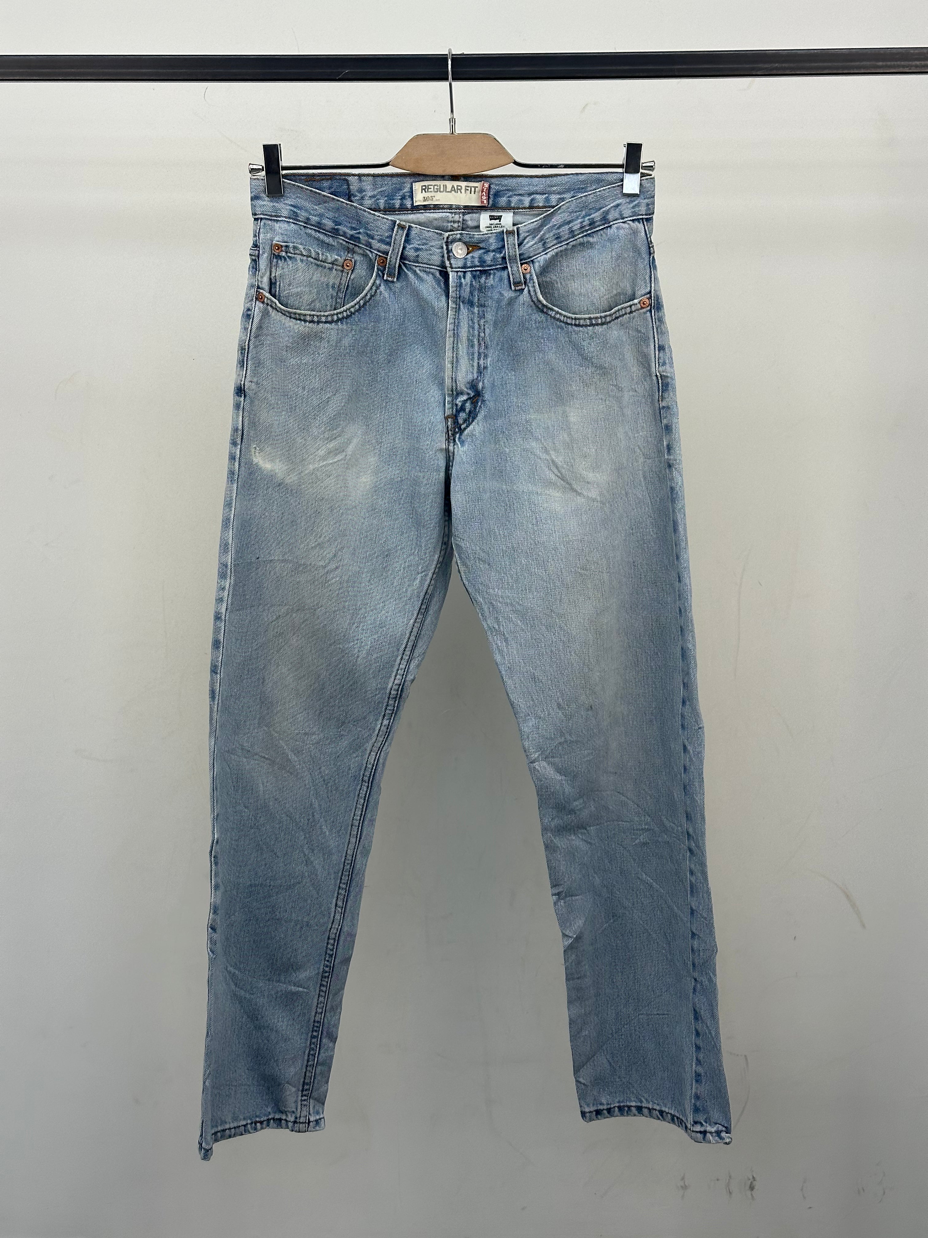LEVI'S 505 RELAXED FIT TAGLIA: 47 ITA = W33 L32