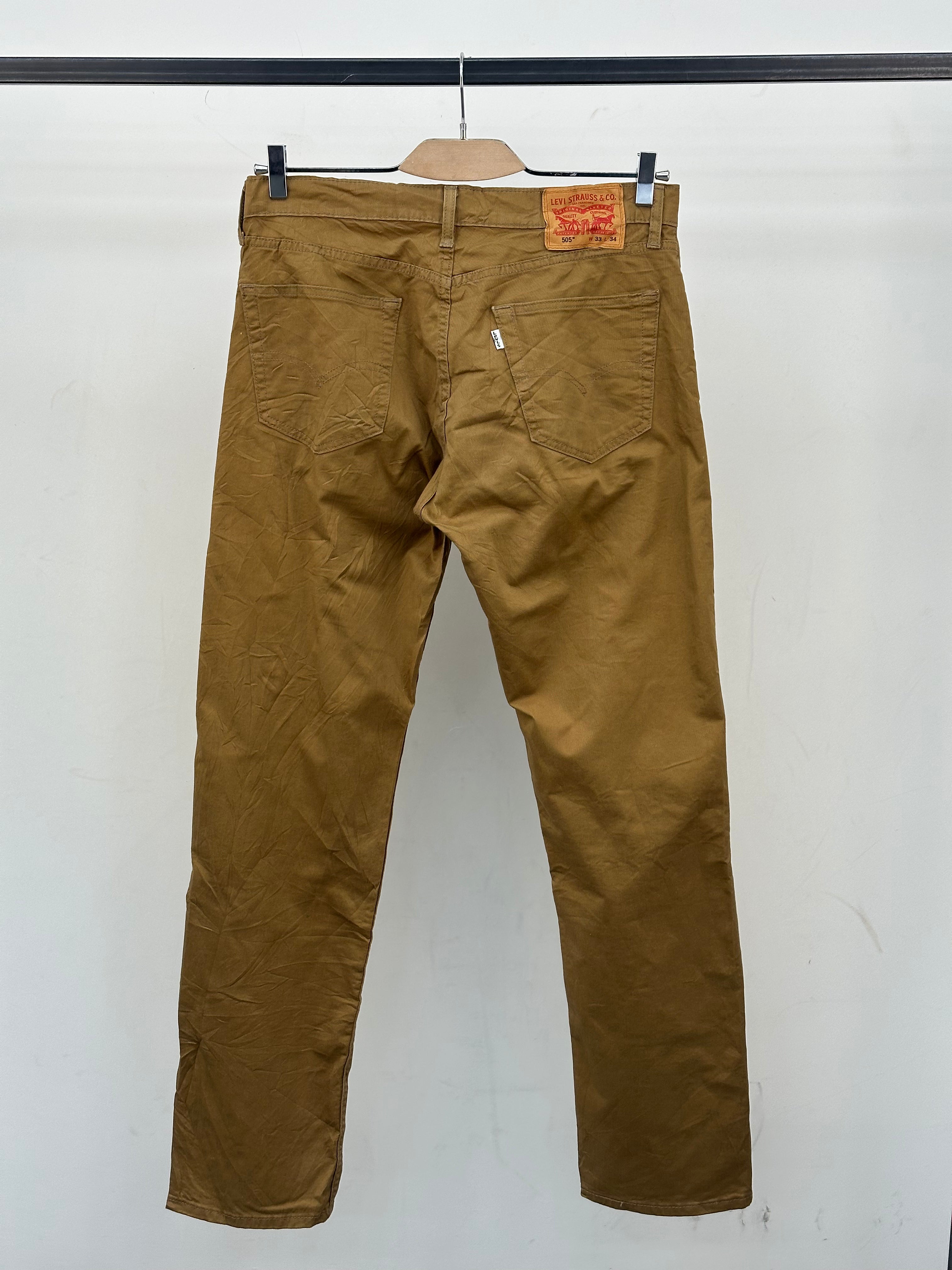 LEVI'S 505 RELAXED FIT TAGLIA: 47 ITA = W33 L34